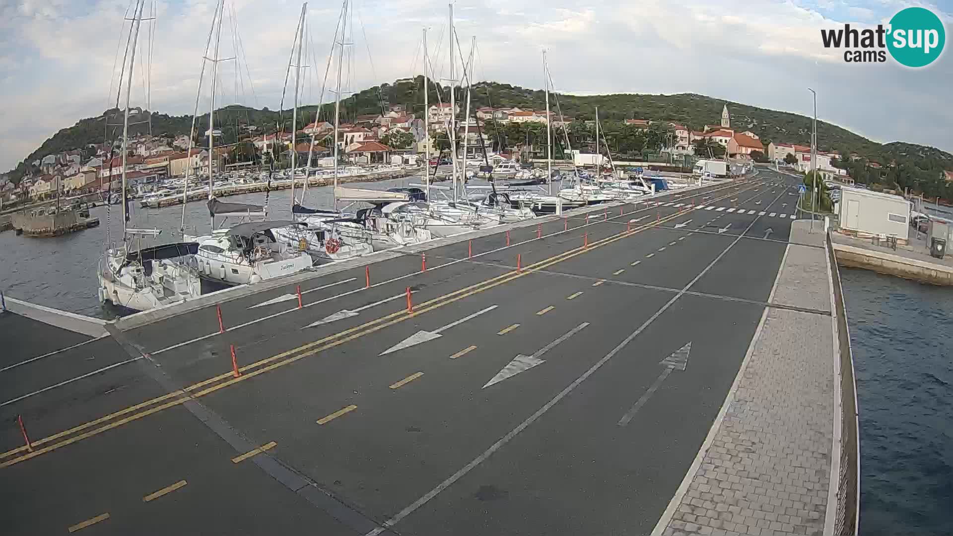 Dalmatie Tkon Traversier – webcams Croatie