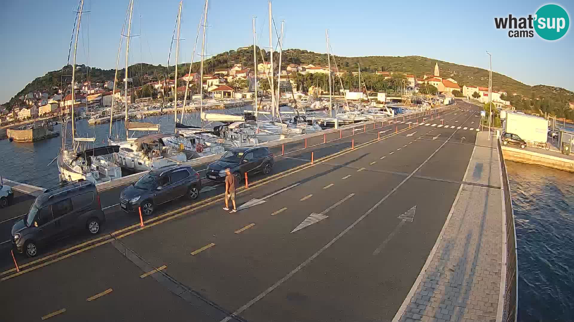 Dalmatie Tkon Traversier – webcams Croatie