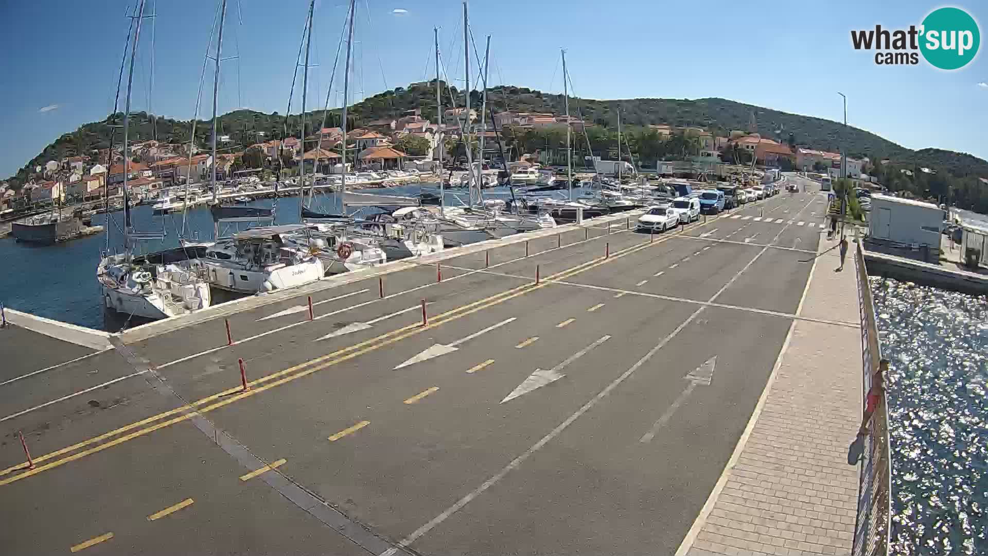 Dalmacia Tkon Transportar- webcams Croacia