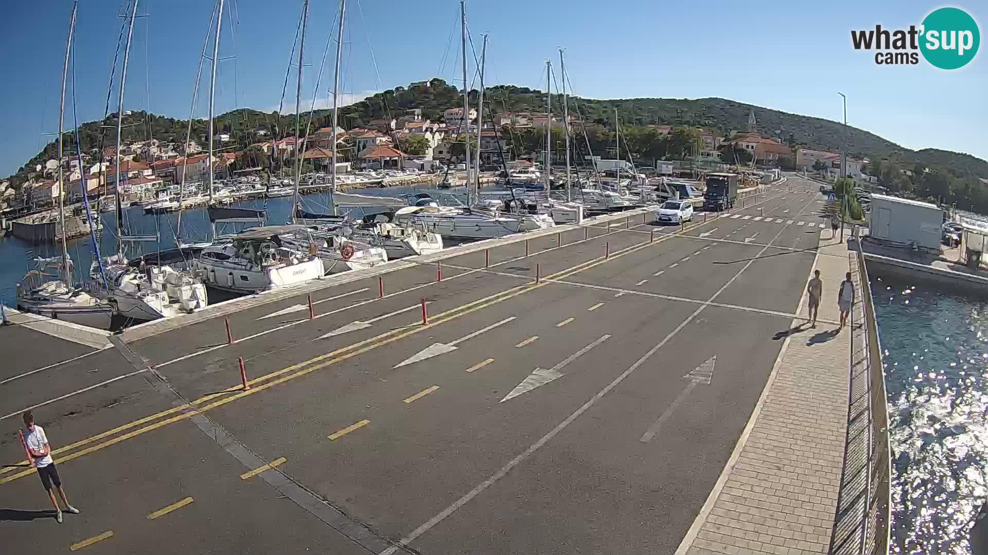 Dalmatie Tkon Traversier – webcams Croatie