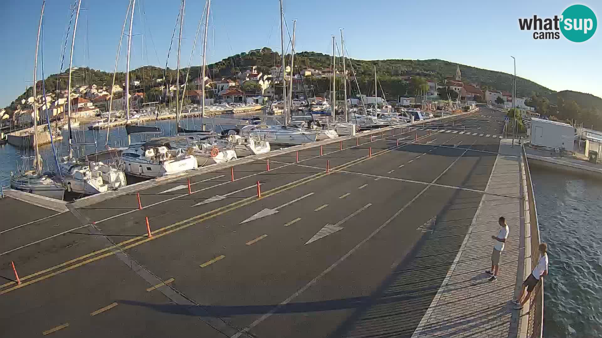 Dalmatie Tkon Traversier – webcams Croatie