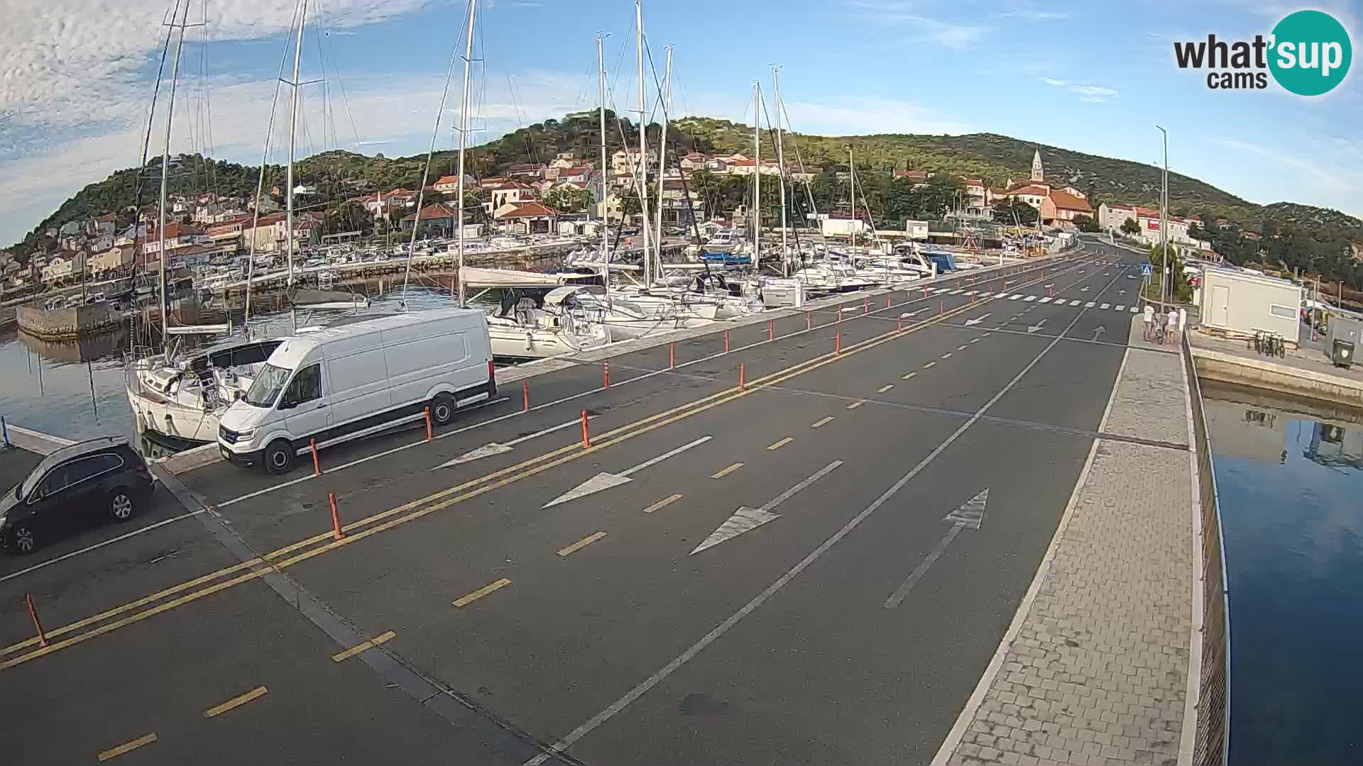 Dalmacia Tkon Transportar- webcams Croacia