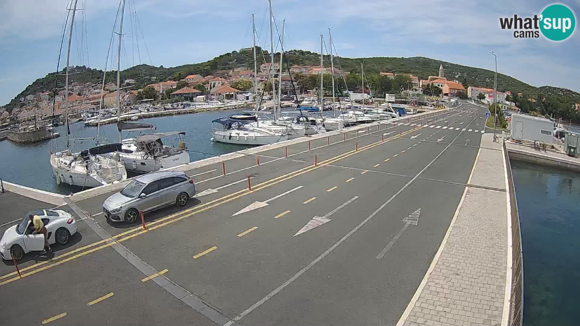 Dalmatie Tkon Traversier – webcams Croatie
