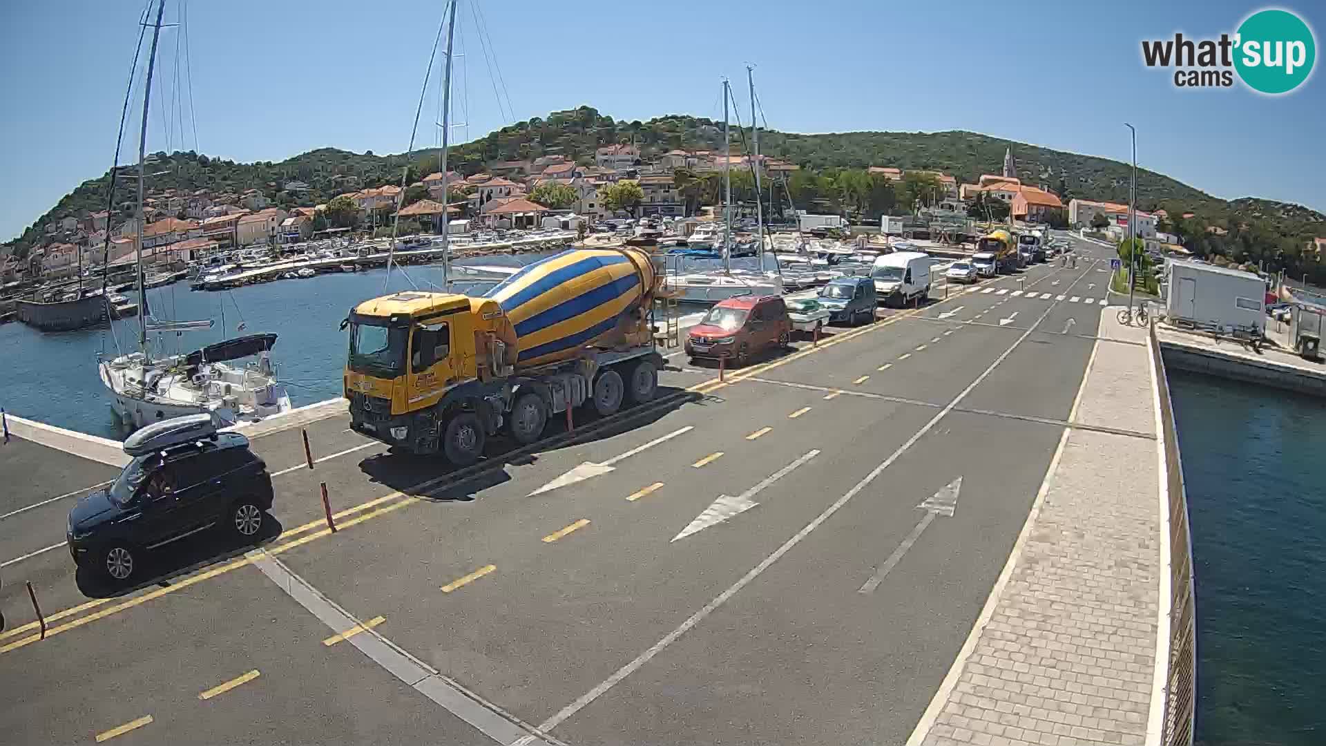 Dalmazia traghetto Tkon – webcam Croazia