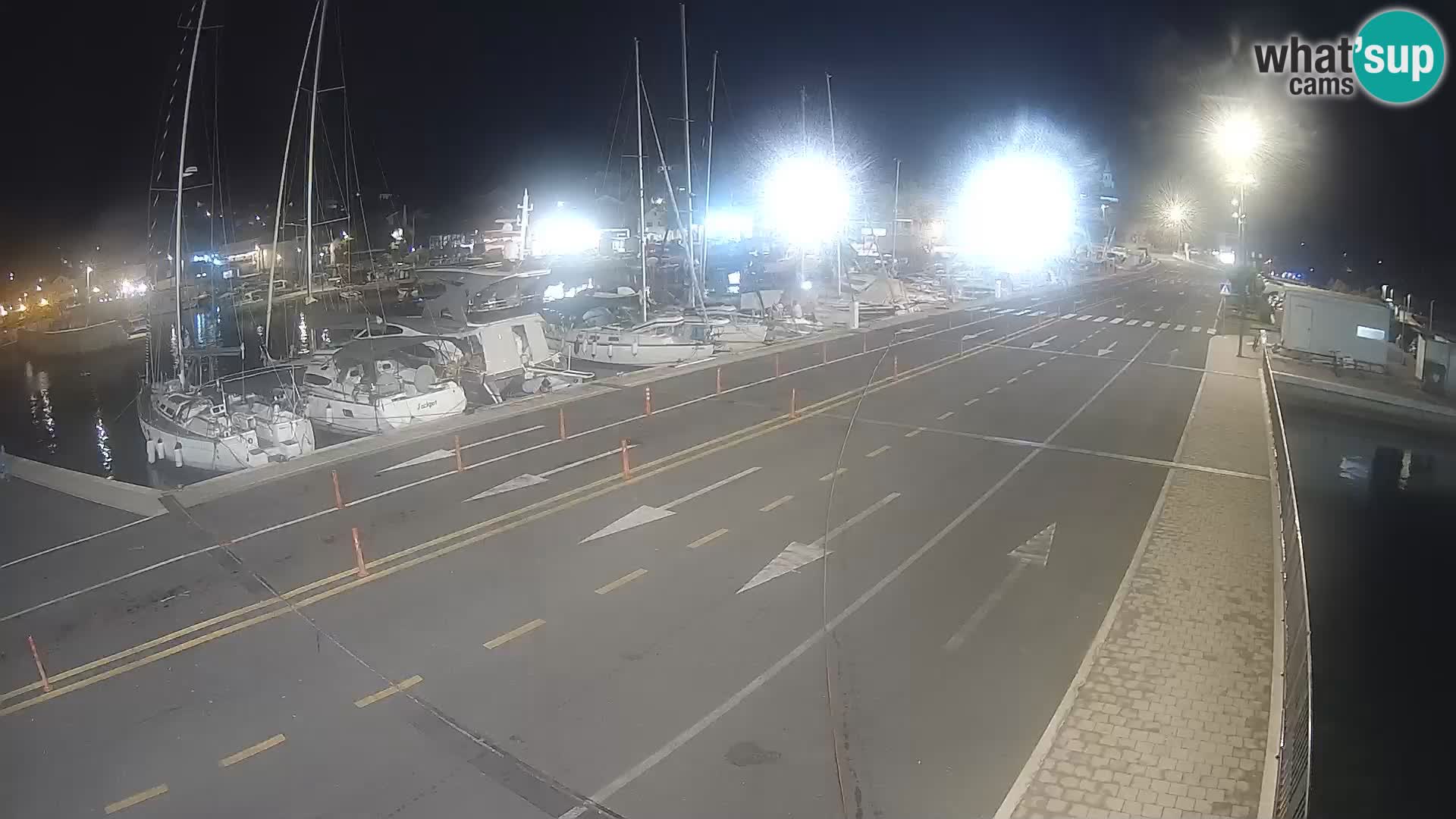 Dalmacia Tkon Transportar- webcams Croacia