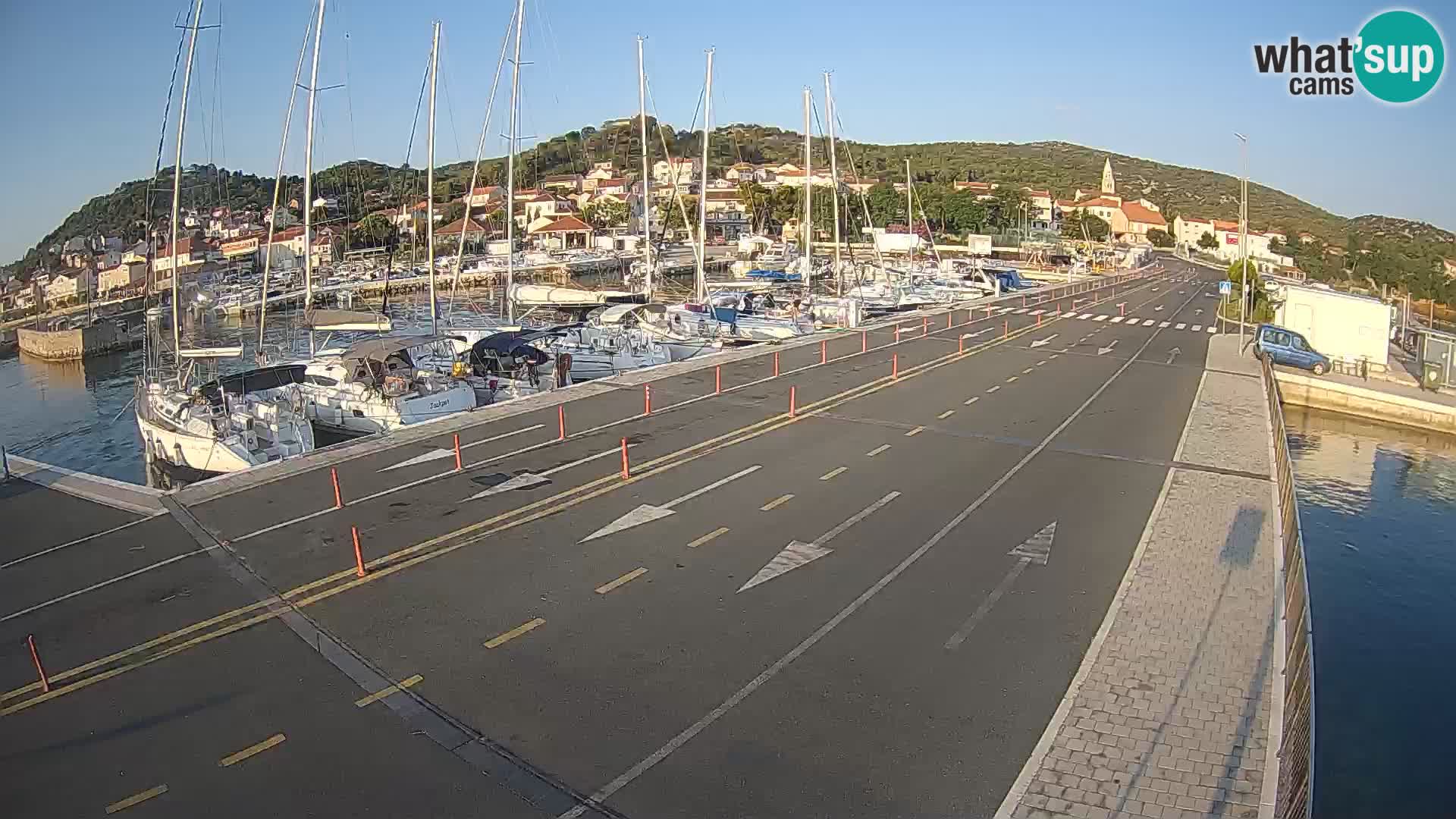 Dalmatie Tkon Traversier – webcams Croatie