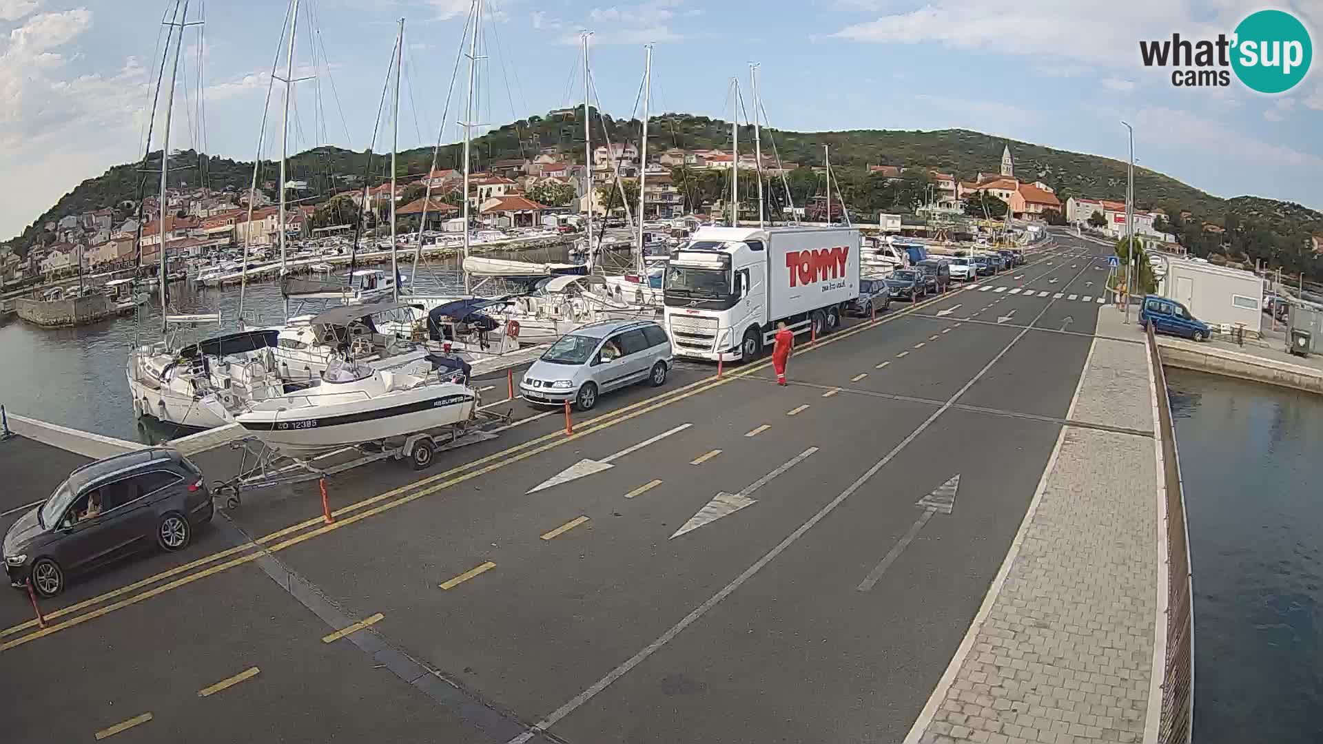 Dalmacija Trajekt Tkon – spletne kamere Hrvaška
