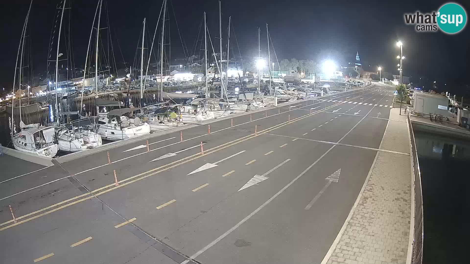 Dalmacia Tkon Transportar- webcams Croacia