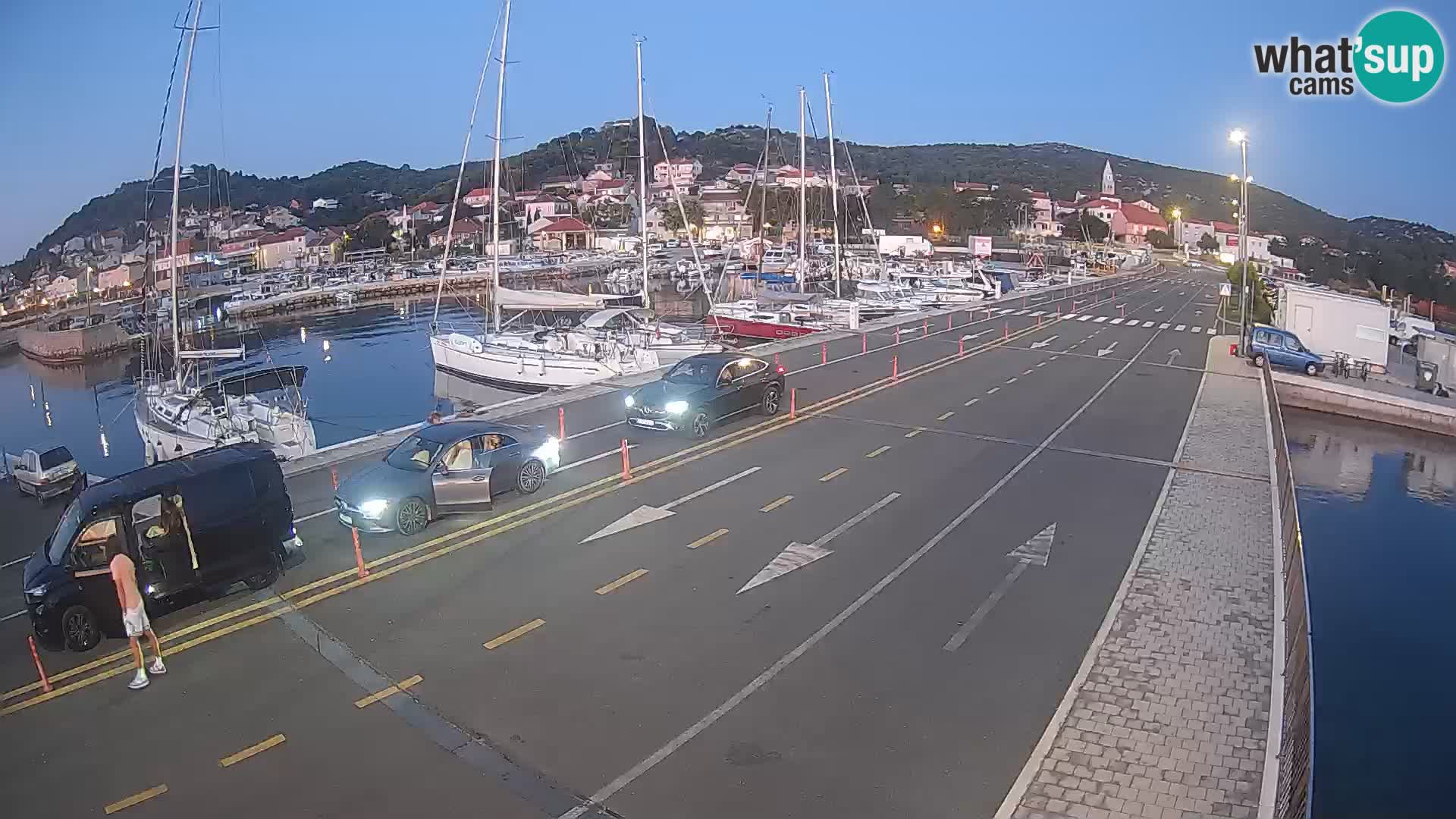 Dalmatie Tkon Traversier – webcams Croatie