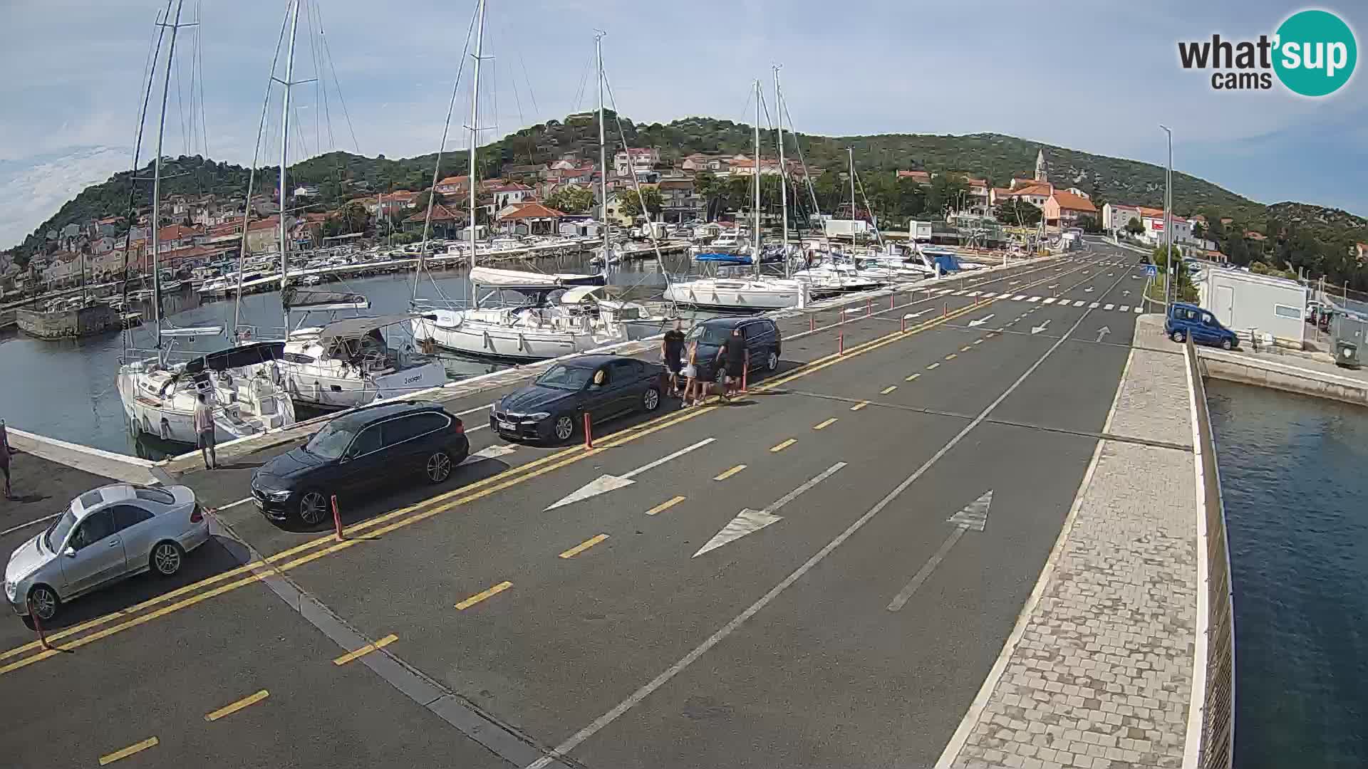 Dalmatie Tkon Traversier – webcams Croatie