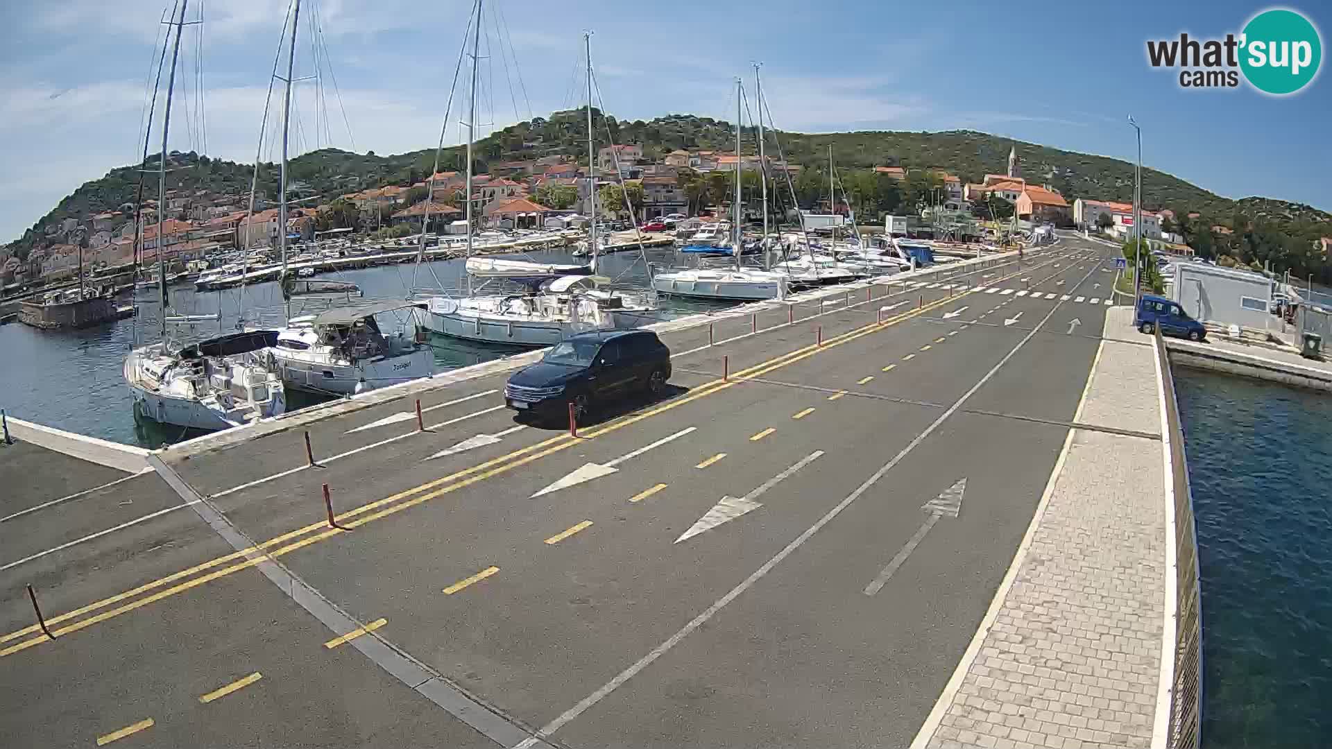 Dalmatie Tkon Traversier – webcams Croatie
