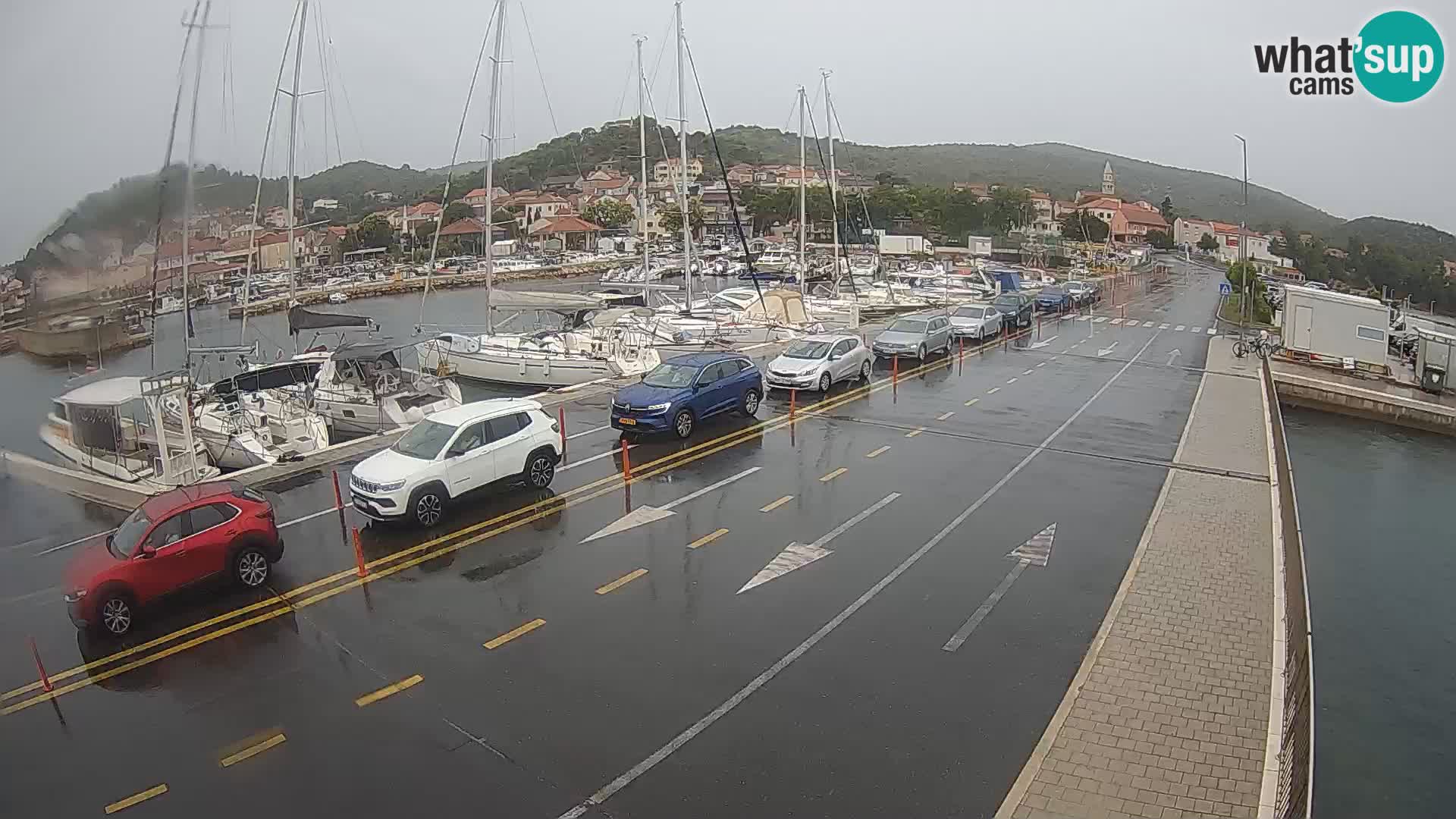 Dalmatie Tkon Traversier – webcams Croatie