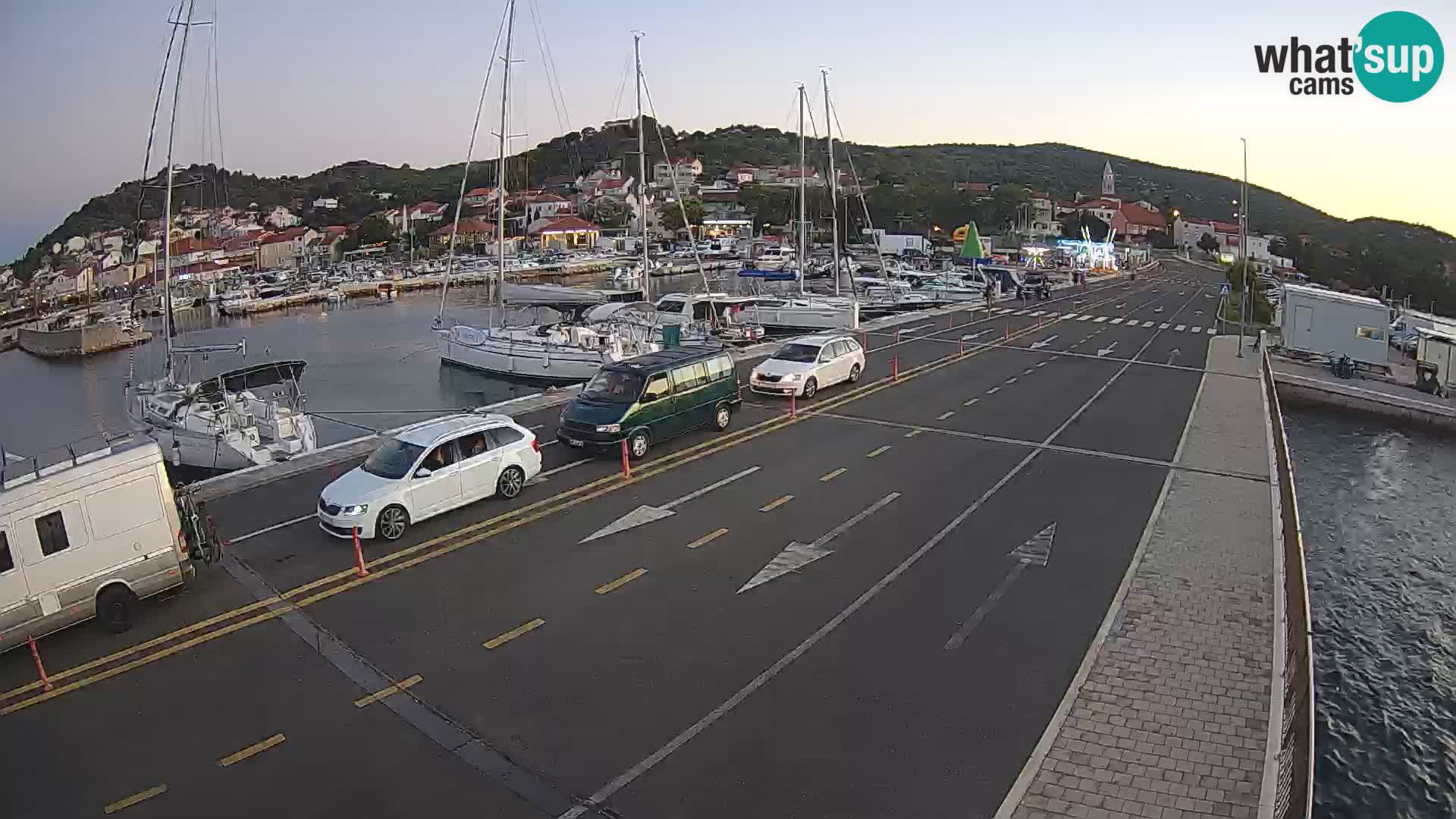 Dalmazia traghetto Tkon – webcam Croazia