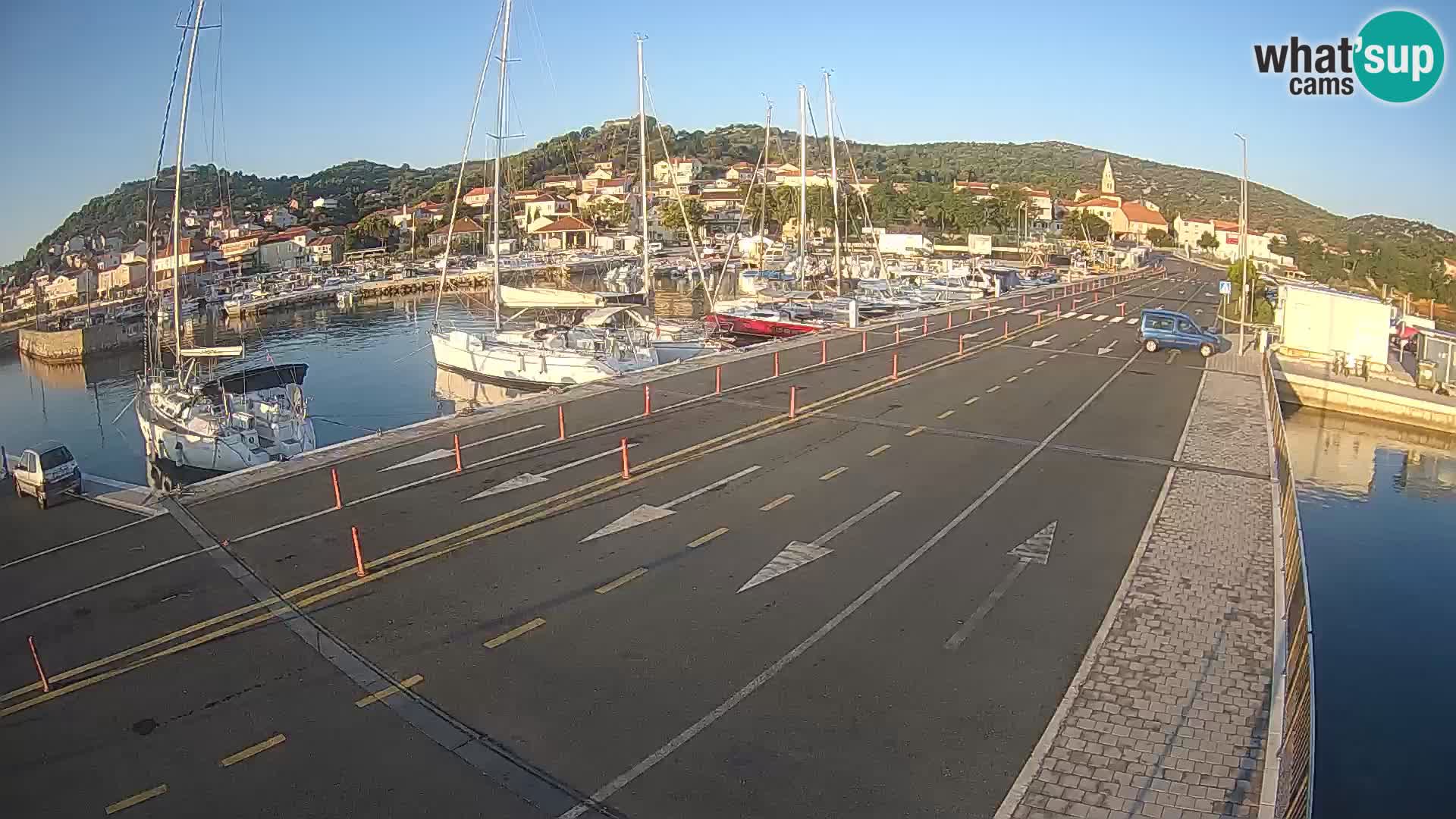 Dalmacia Tkon Transportar- webcams Croacia