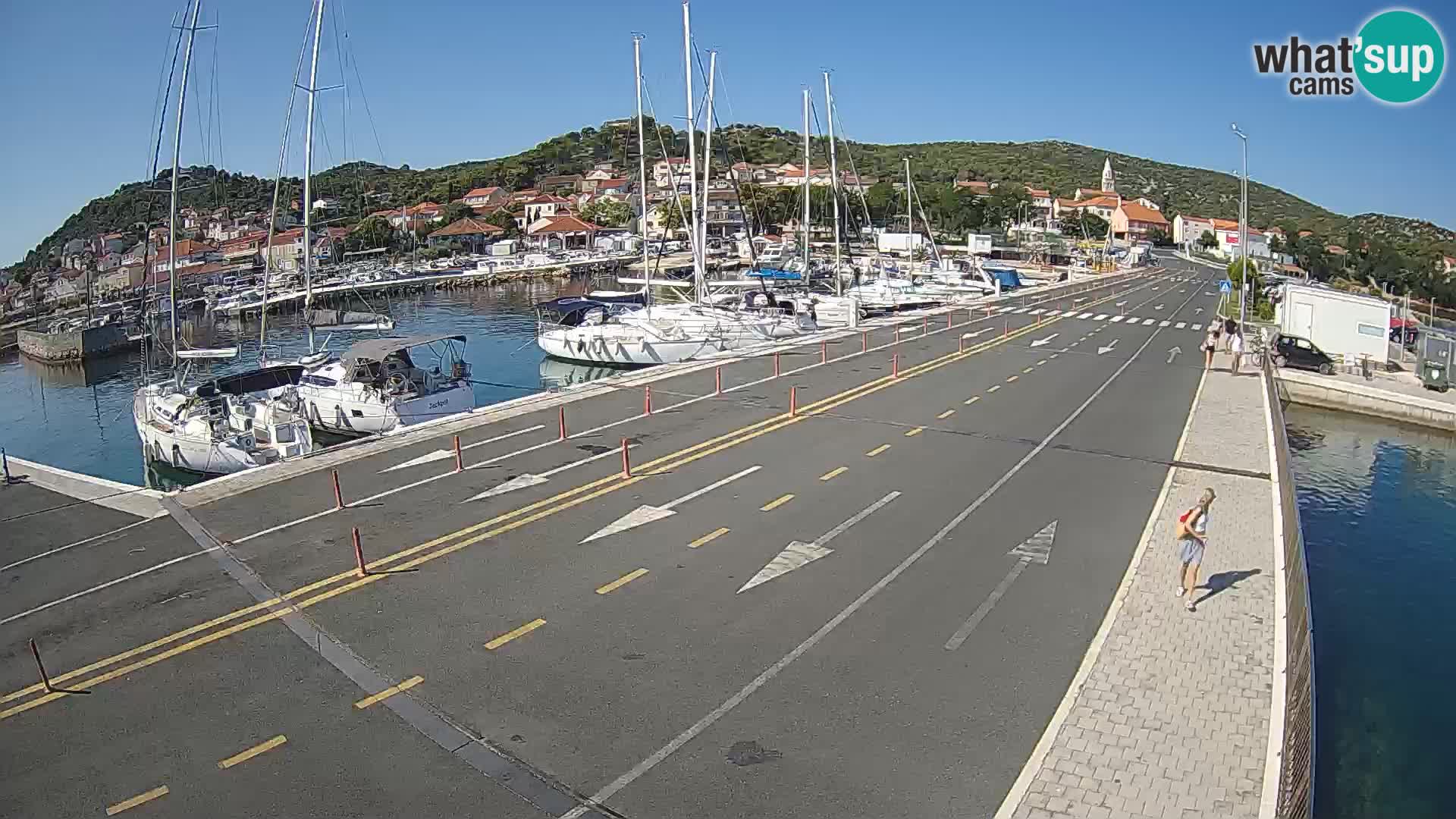 Dalmacija Trajekt Tkon – spletne kamere Hrvaška