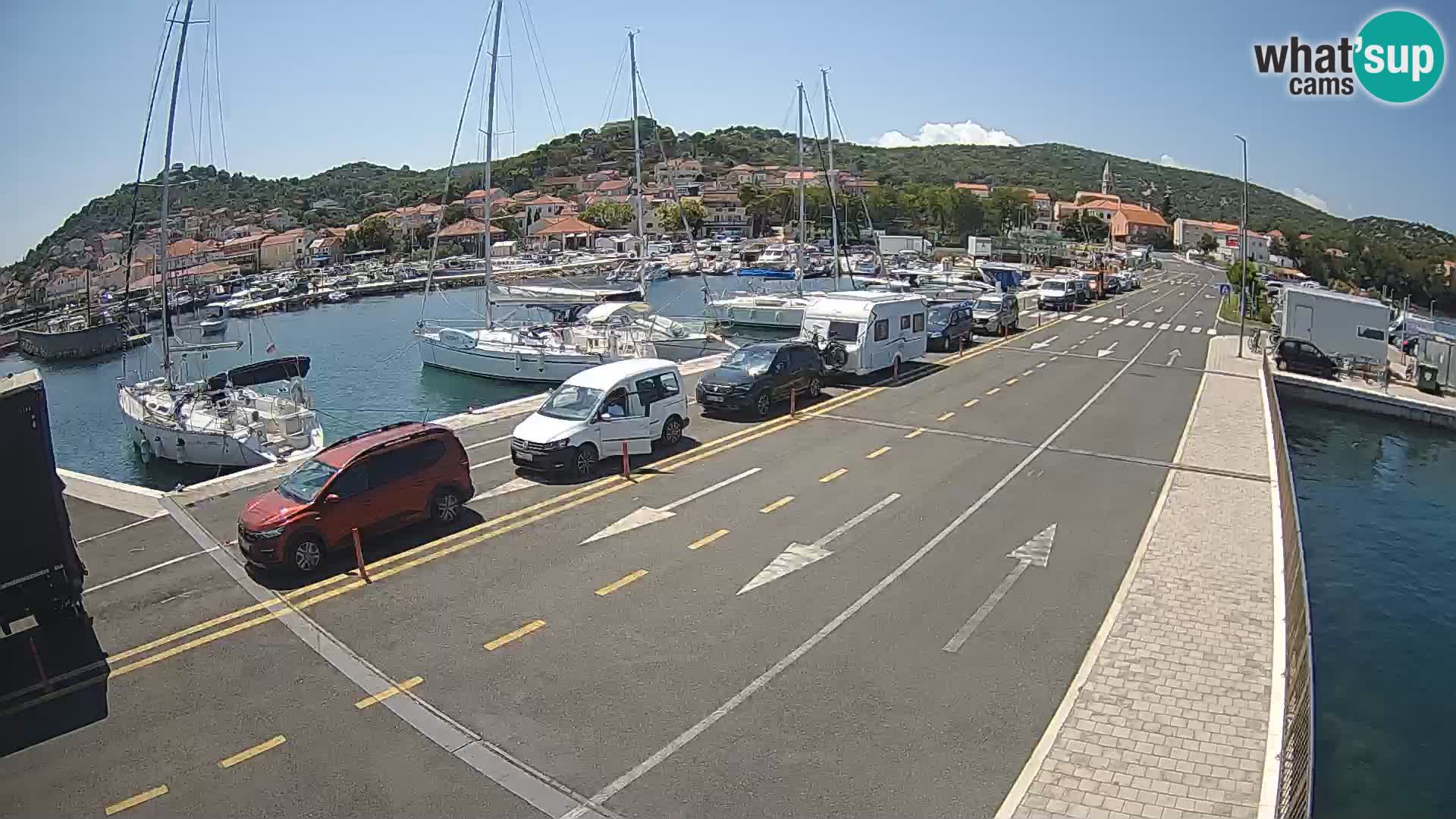 Dalmatie Tkon Traversier – webcams Croatie