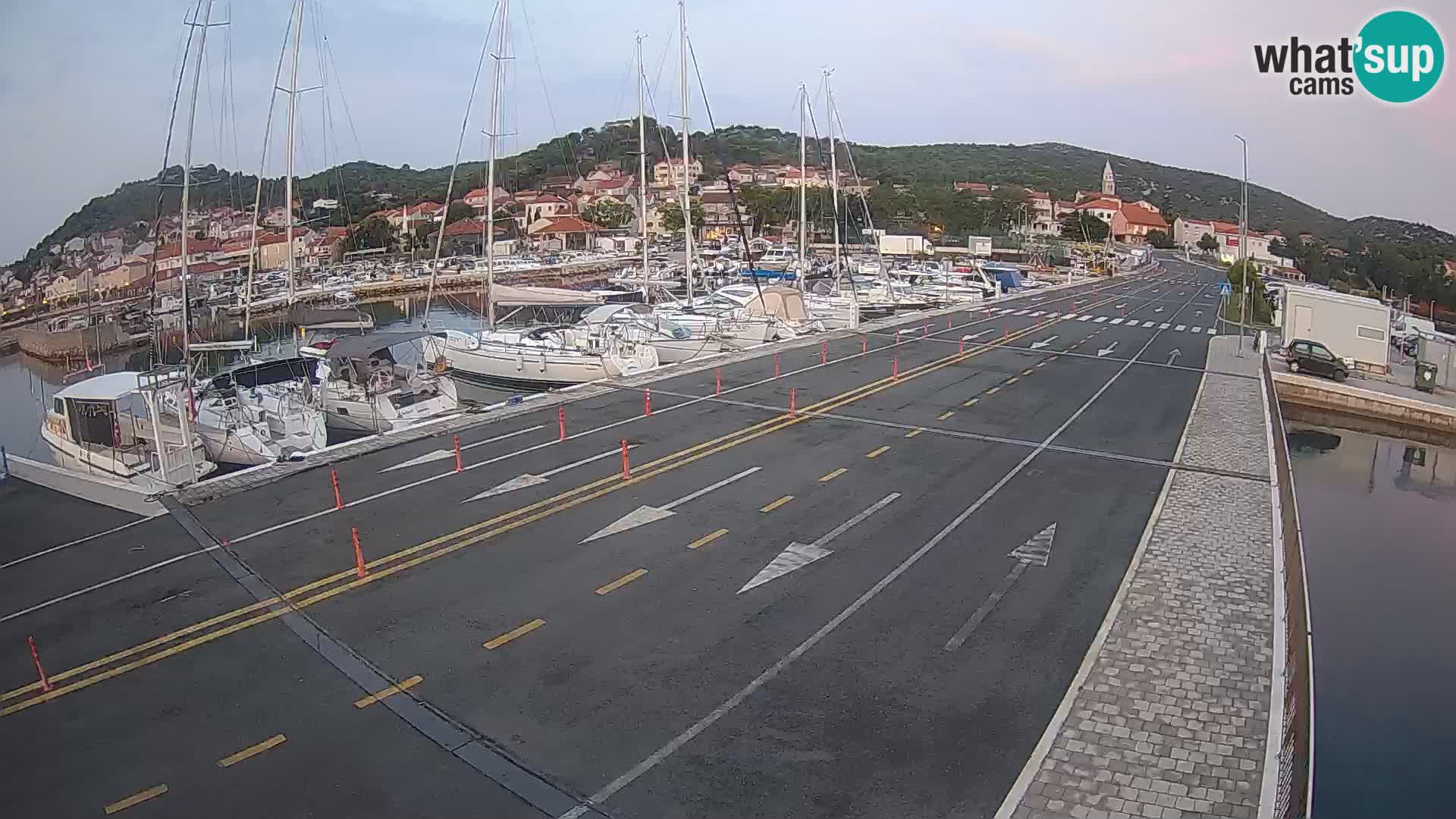 Dalmatie Tkon Traversier – webcams Croatie