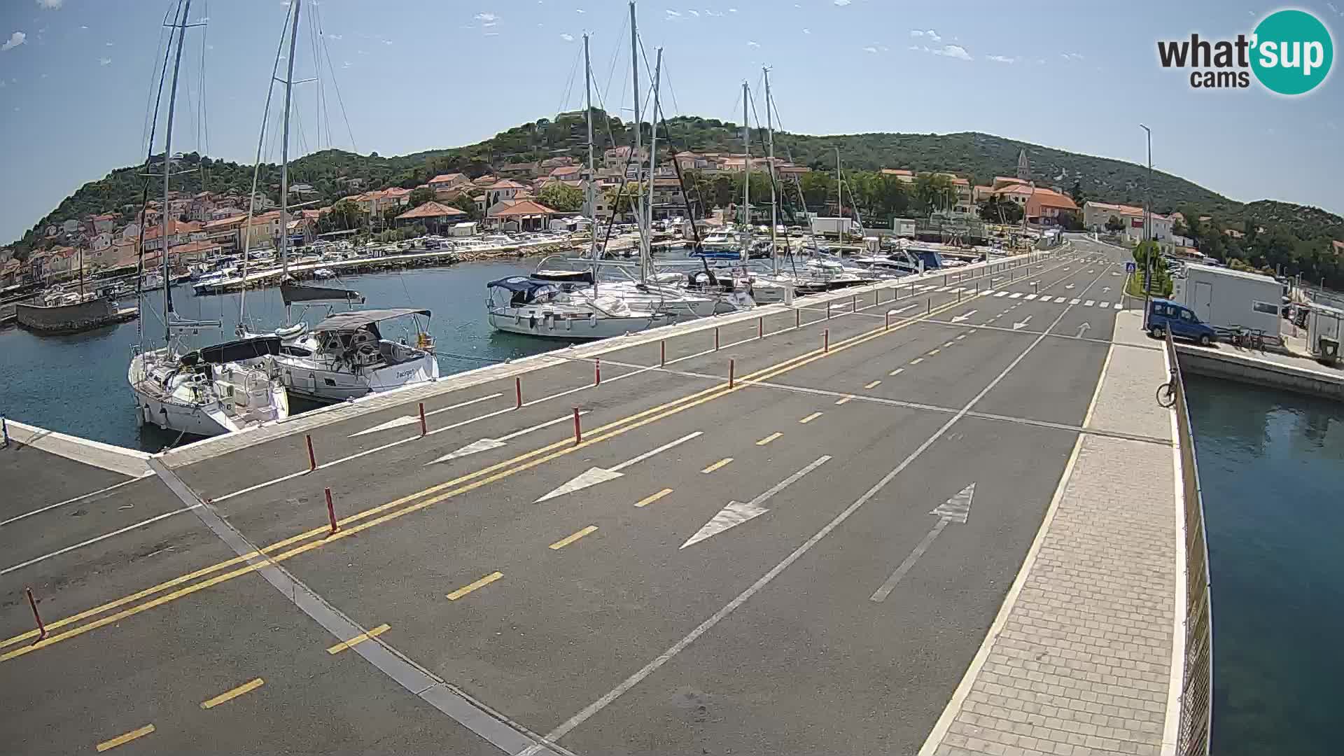 Dalmacia Tkon Transportar- webcams Croacia