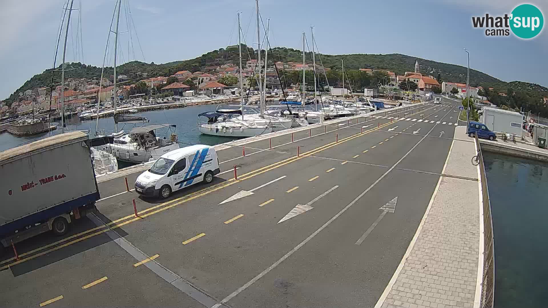 Dalmatie Tkon Traversier – webcams Croatie