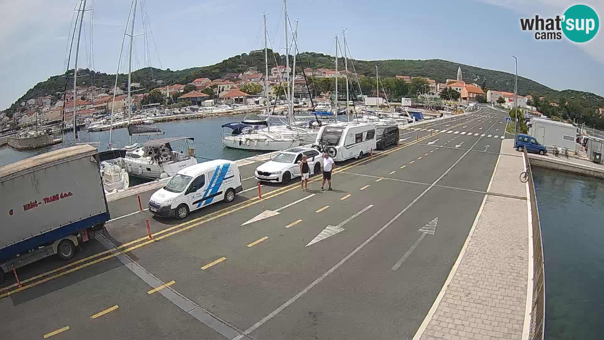 Dalmatie Tkon Traversier – webcams Croatie