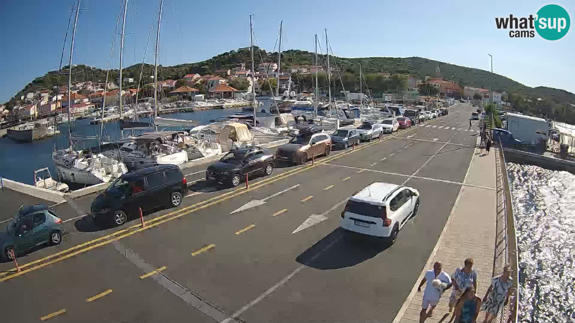 Dalmatie Tkon Traversier – webcams Croatie