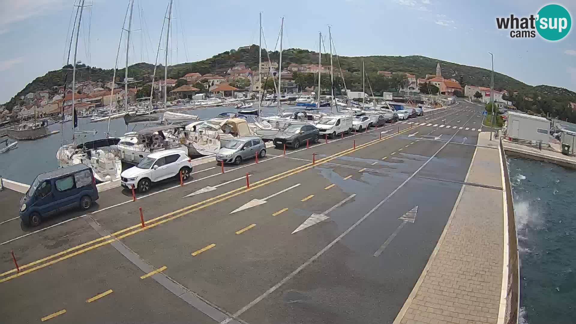 Dalmatie Tkon Traversier – webcams Croatie