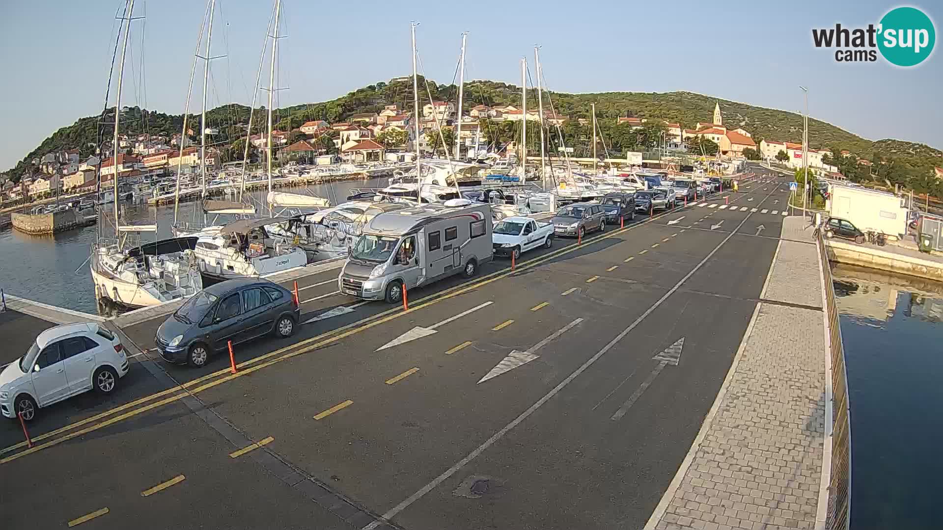 Dalmacia Tkon Transportar- webcams Croacia