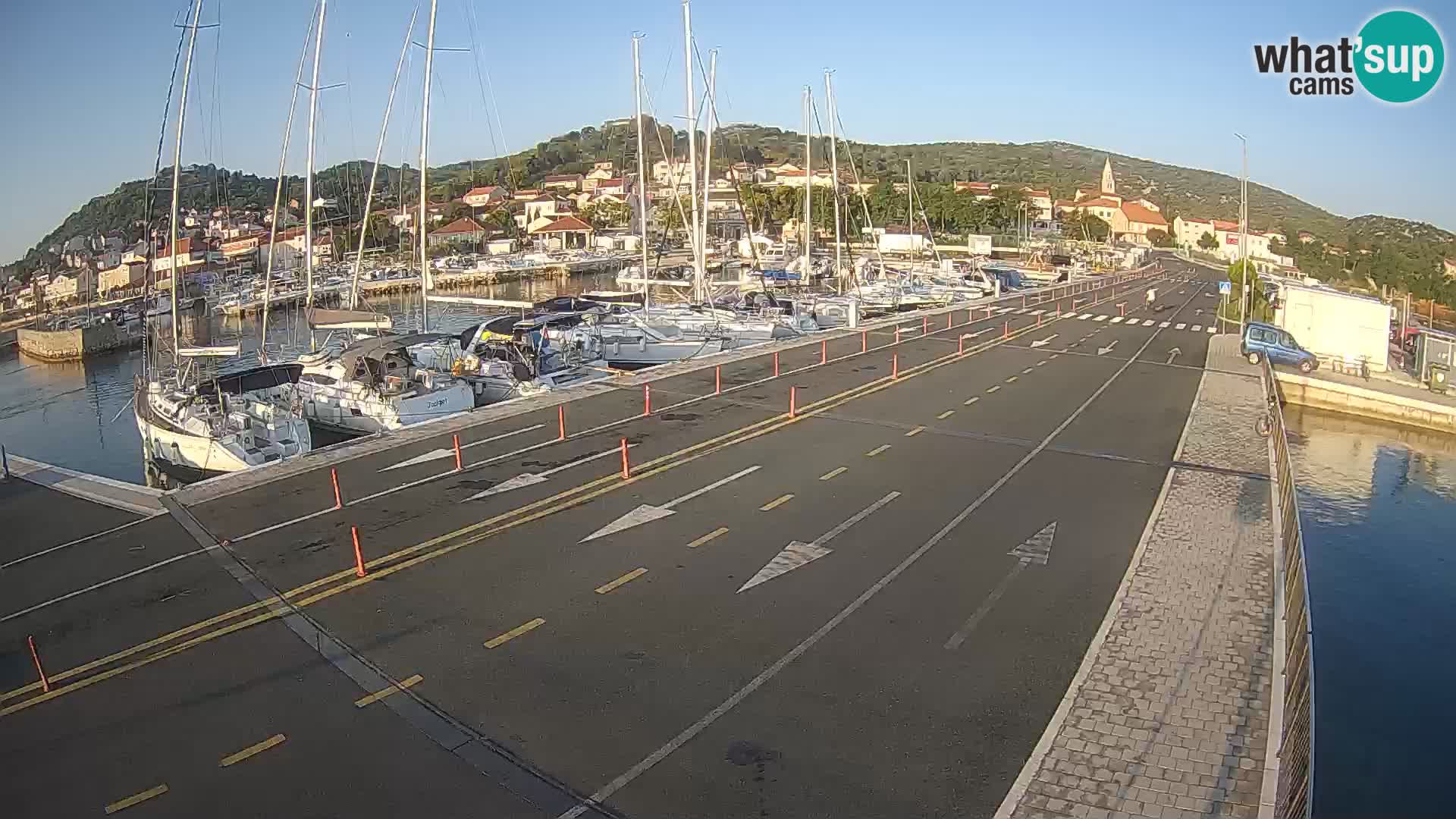 Dalmacia Tkon Transportar- webcams Croacia