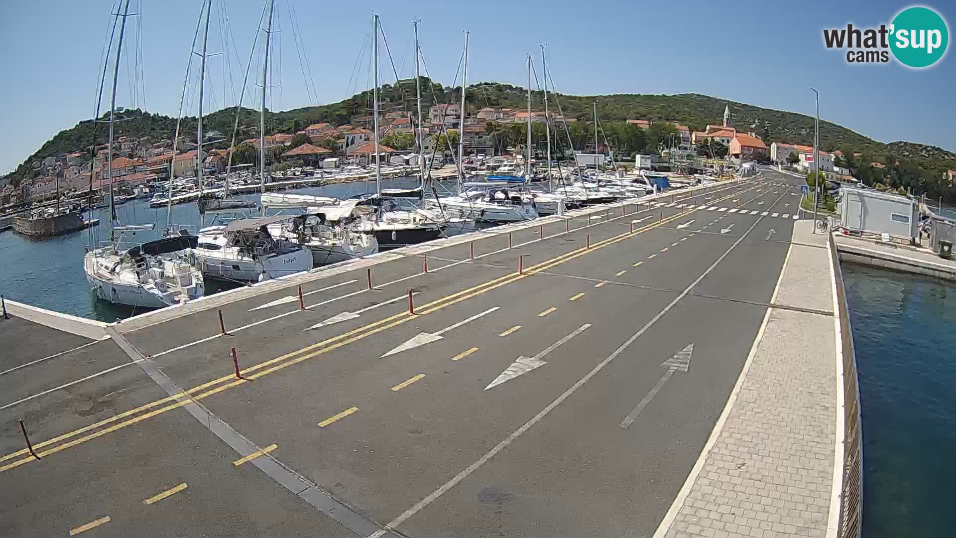 Dalmacia Tkon Transportar- webcams Croacia