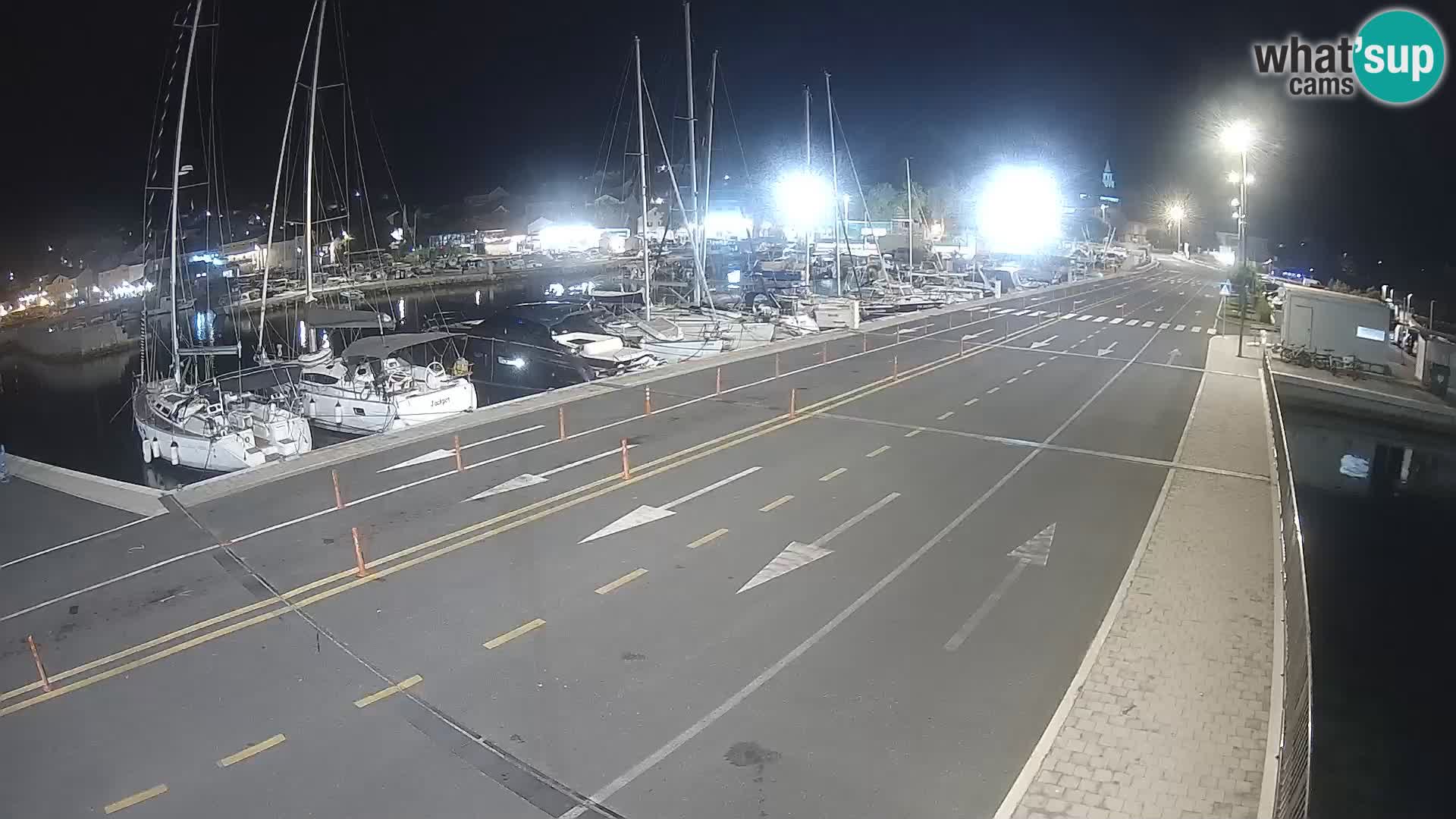 Dalmatie Tkon Traversier – webcams Croatie