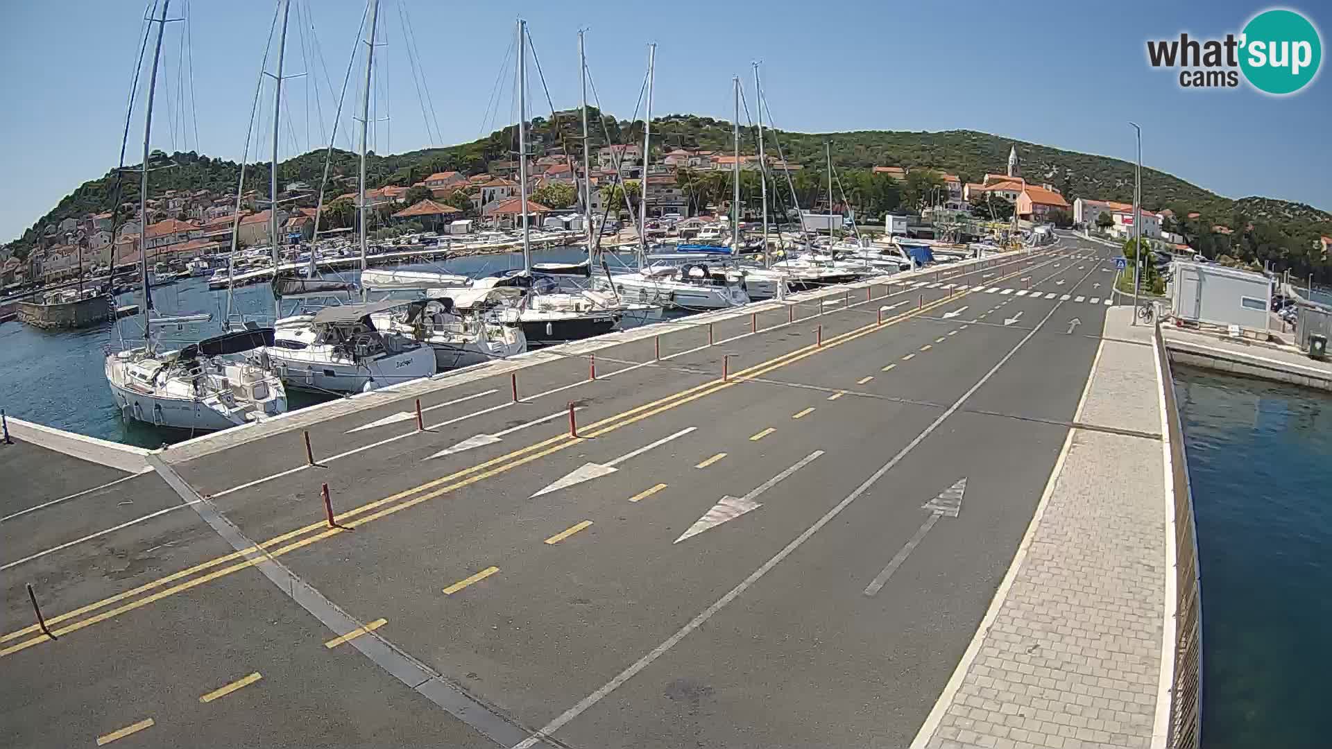Dalmacia Tkon Transportar- webcams Croacia