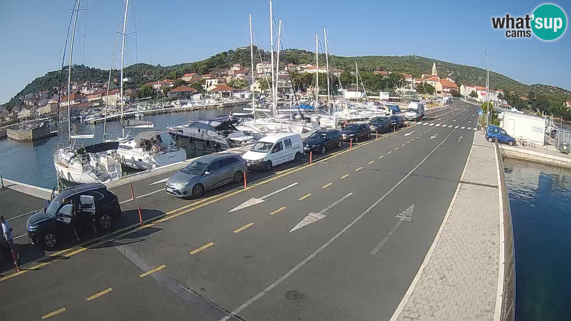 Dalmatie Tkon Traversier – webcams Croatie