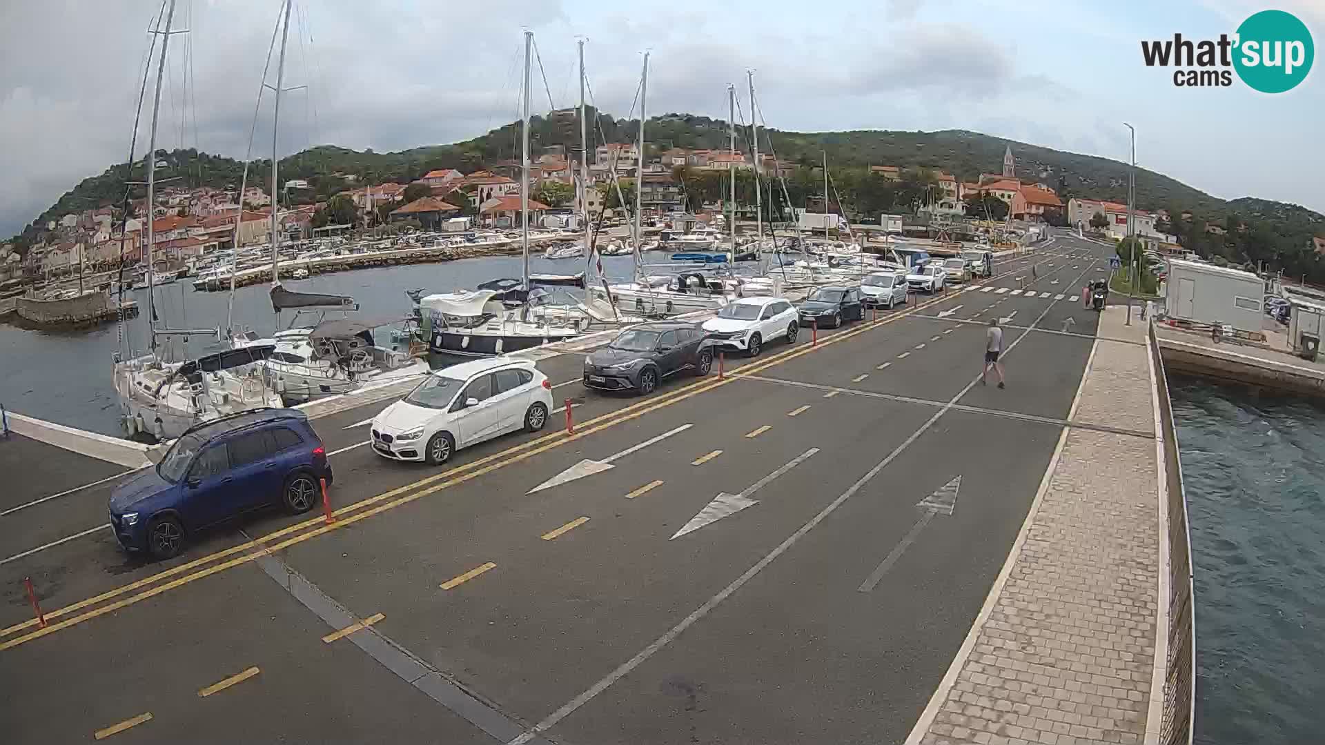 Dalmacija Trajekt Tkon – spletne kamere Hrvaška