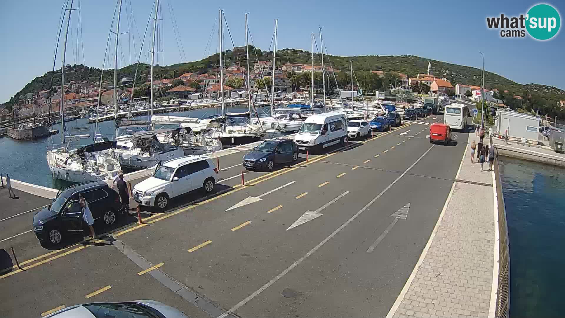 Dalmacia Tkon Transportar- webcams Croacia