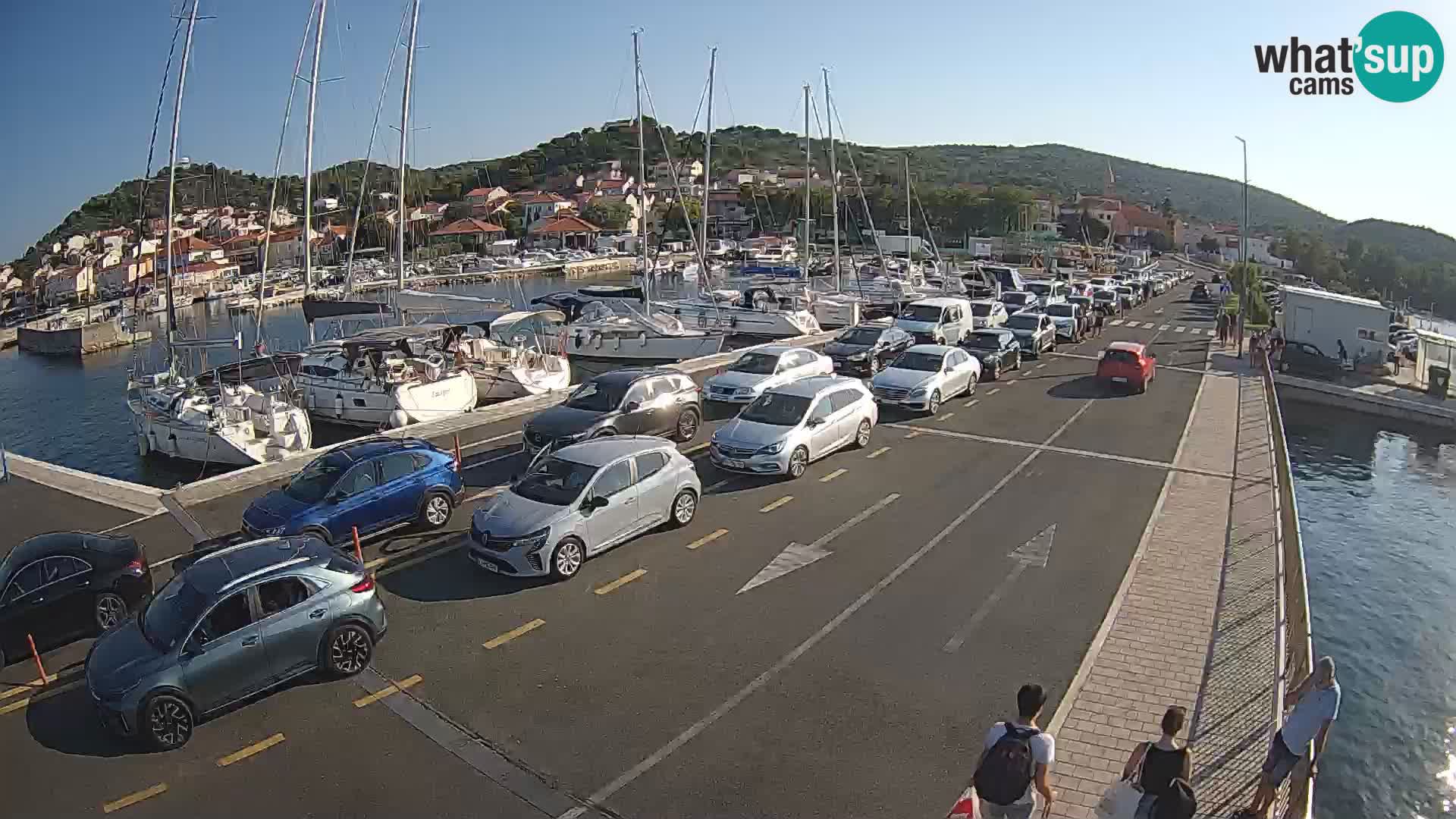 Dalmazia traghetto Tkon – webcam Croazia