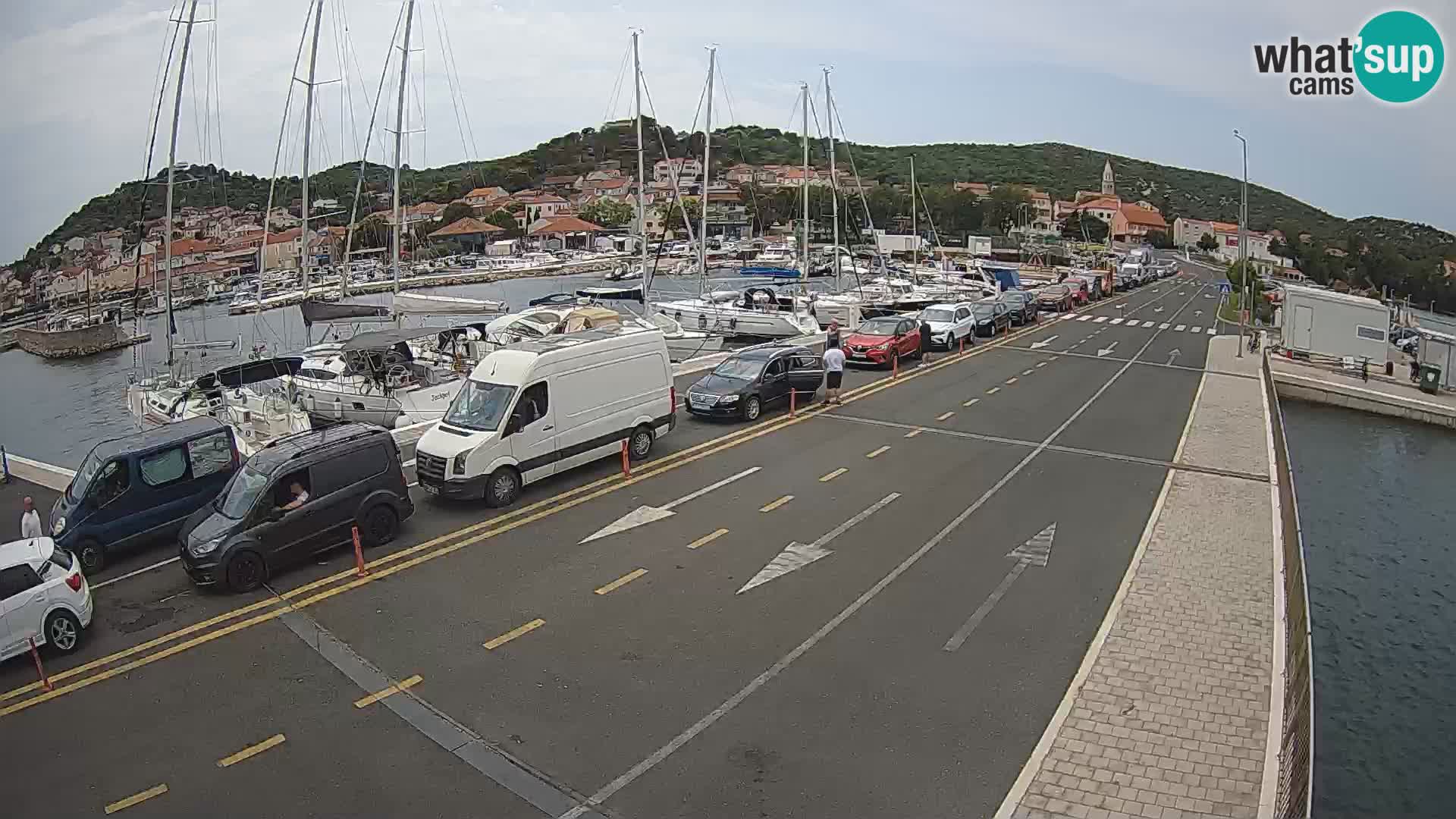 Dalmatie Tkon Traversier – webcams Croatie