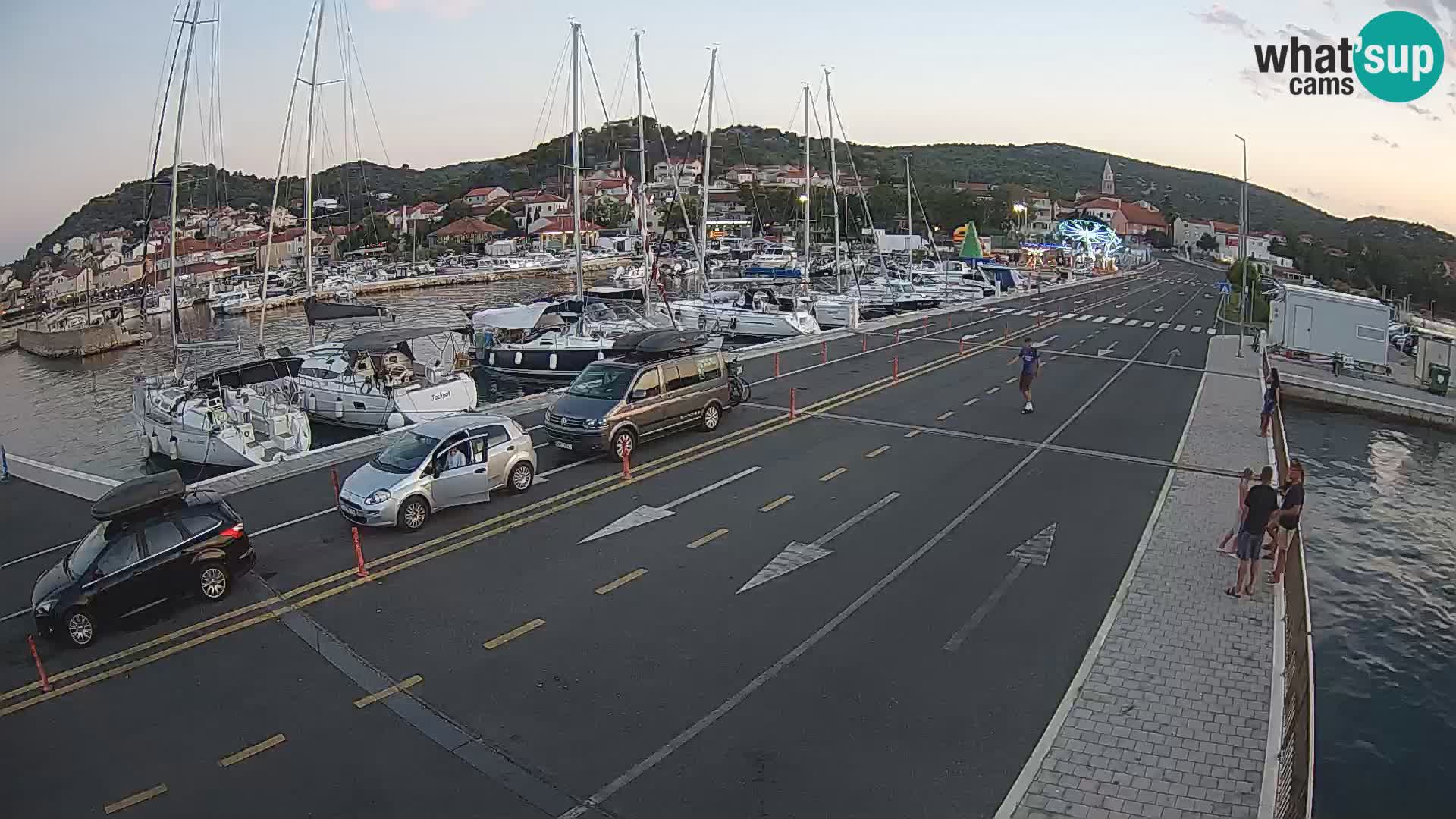 Dalmacia Tkon Transportar- webcams Croacia