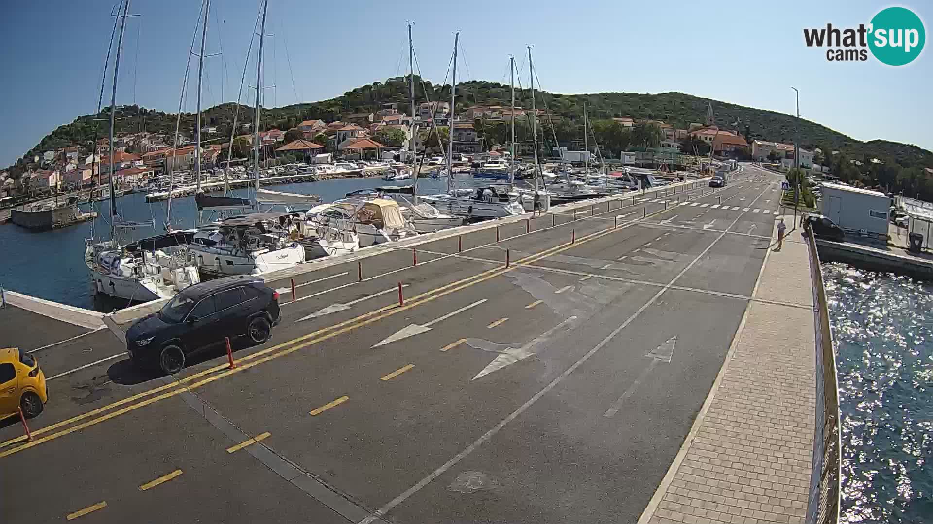 Dalmacija Trajekt Tkon – spletne kamere Hrvaška
