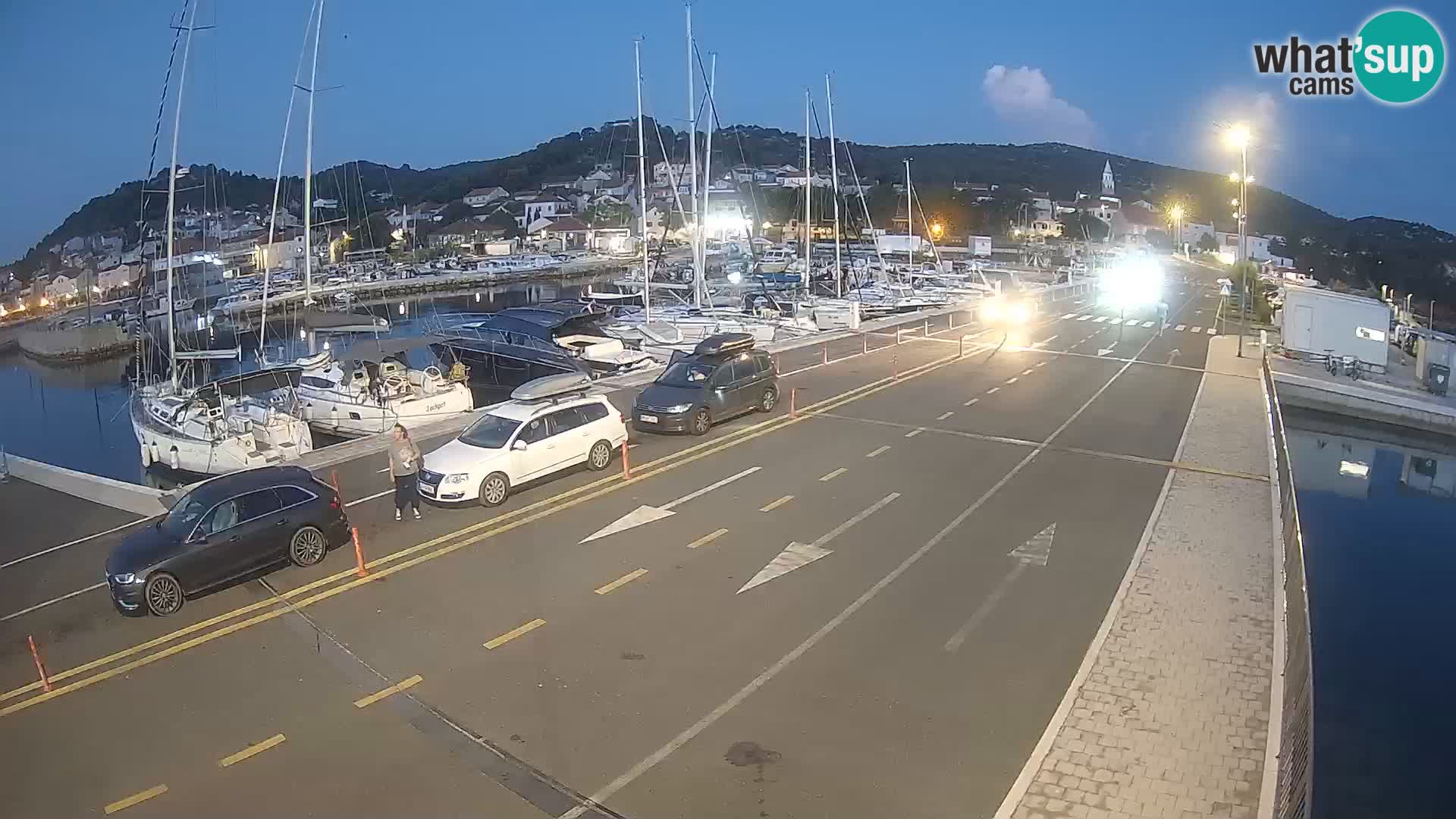 Dalmatie Tkon Traversier – webcams Croatie
