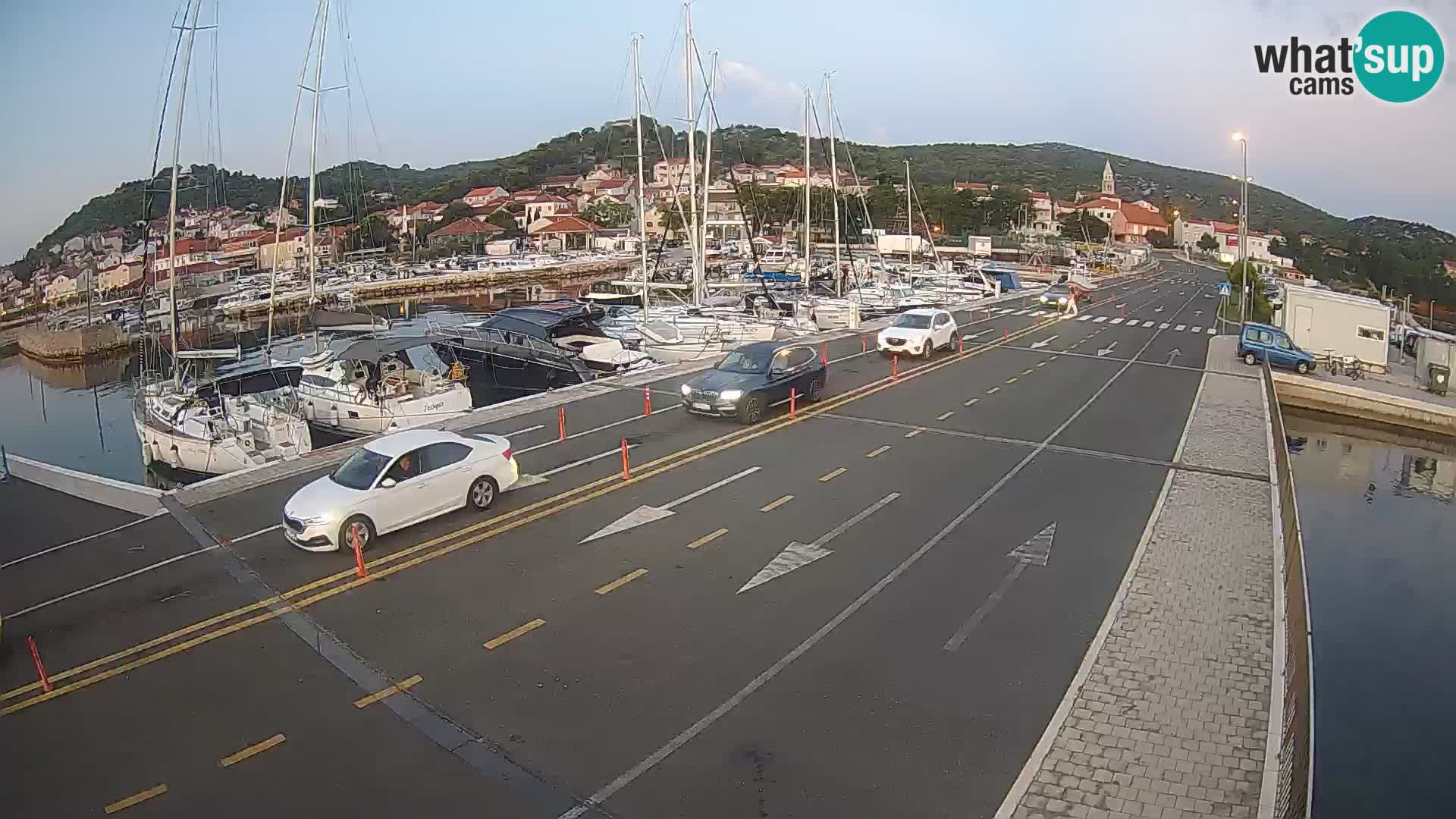 Dalmacia Tkon Transportar- webcams Croacia