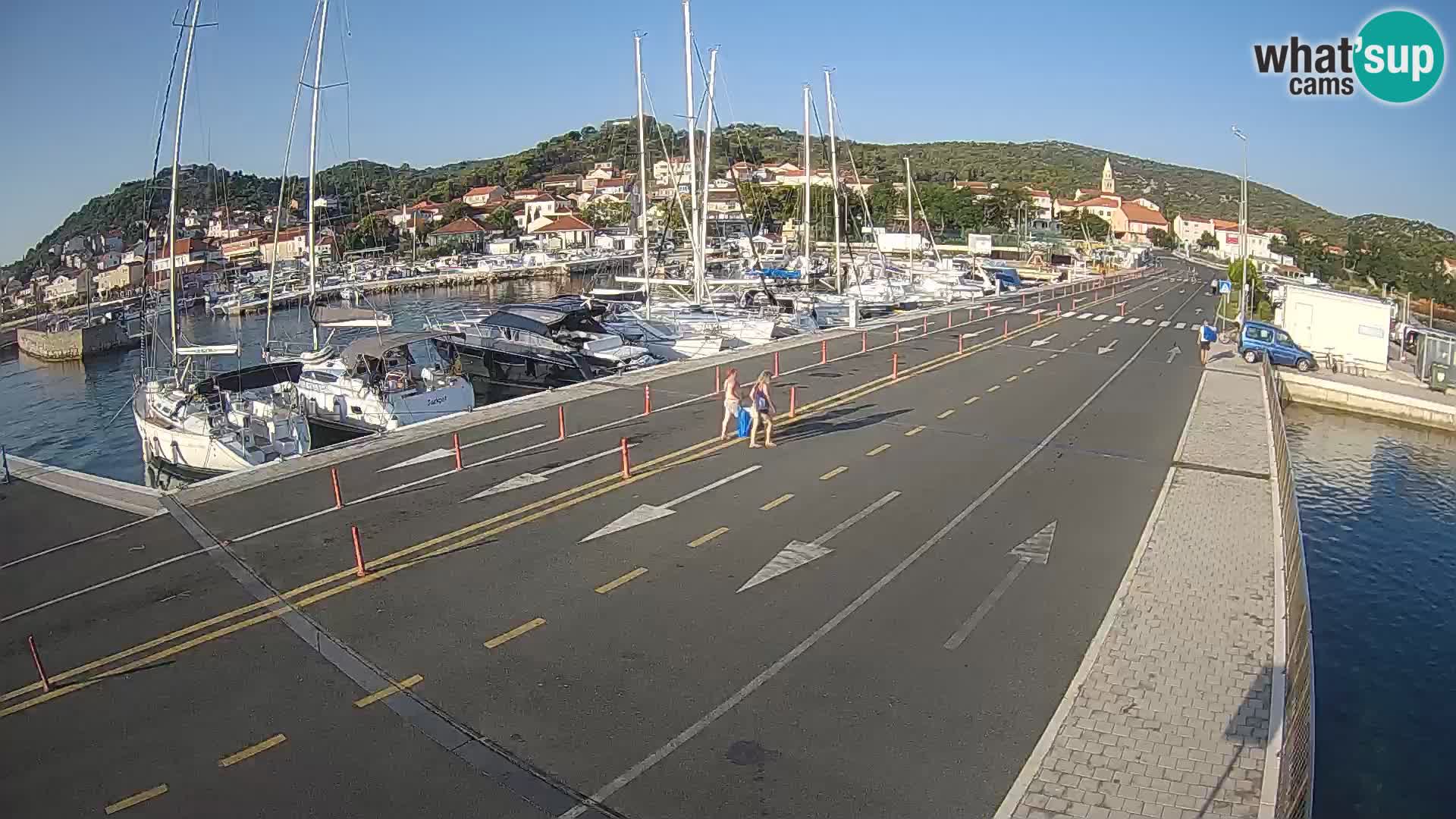 Dalmatie Tkon Traversier – webcams Croatie