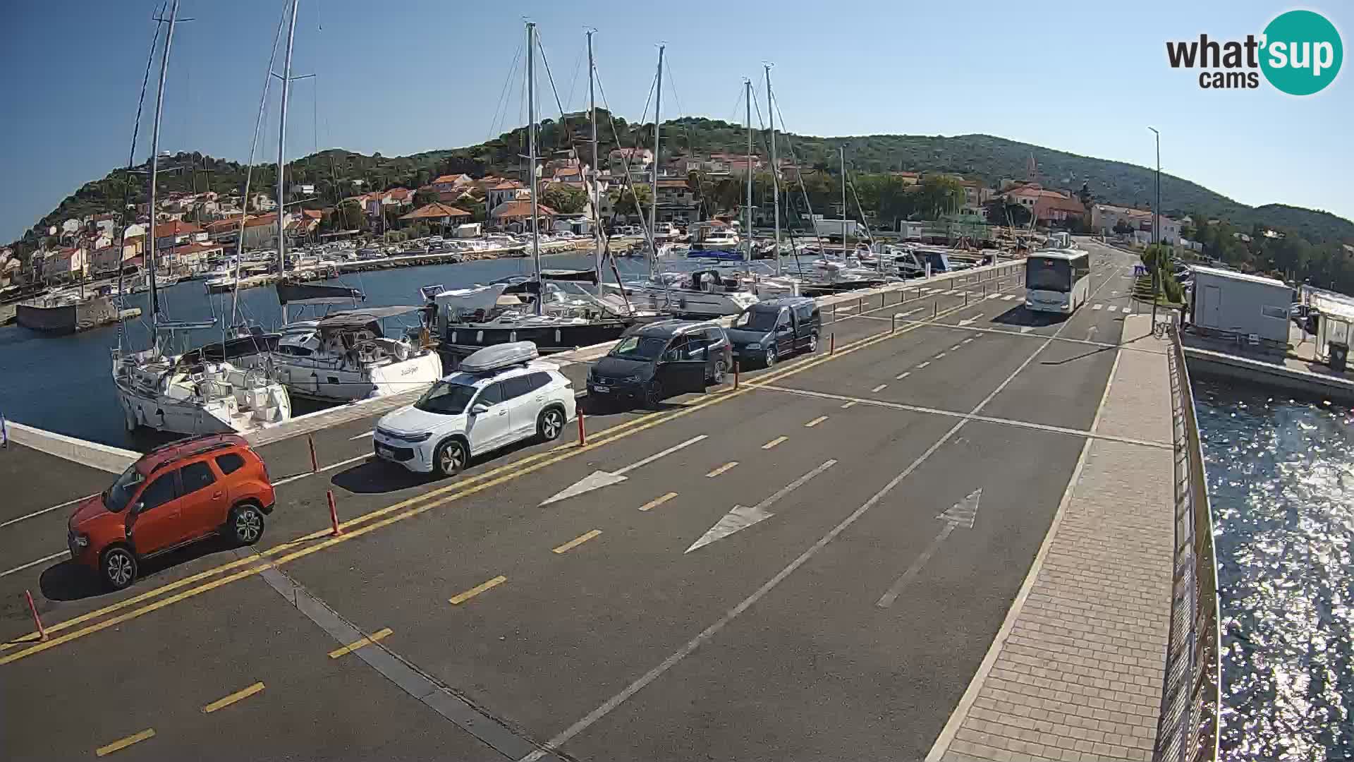 Dalmatien Tkon Fähre – Webcams Kroatien