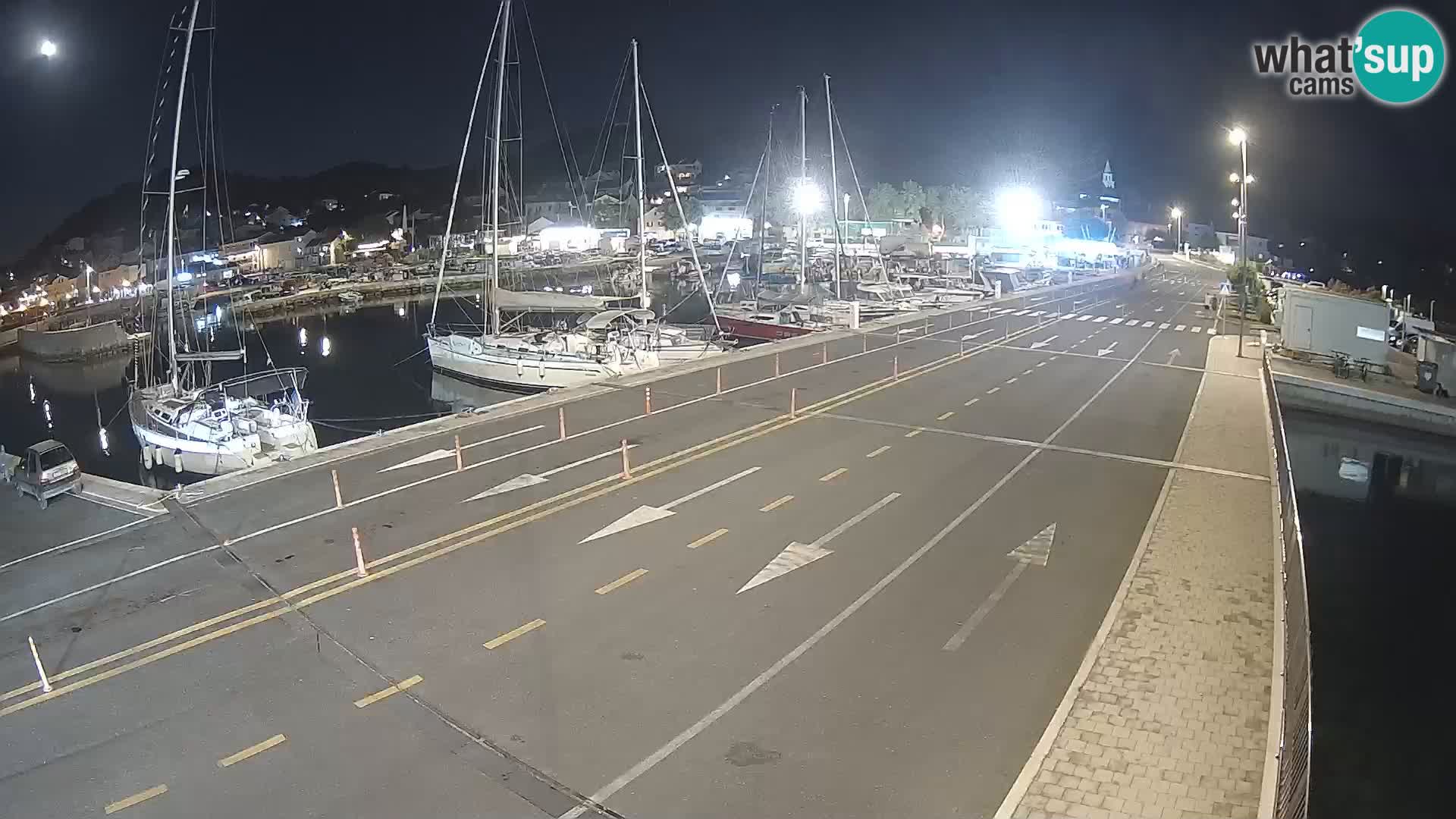 Dalmacia Tkon Transportar- webcams Croacia