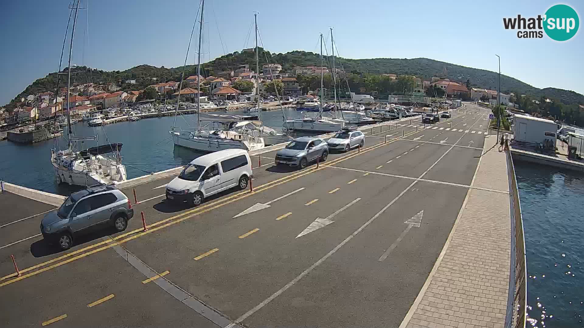 Dalmazia traghetto Tkon – webcam Croazia