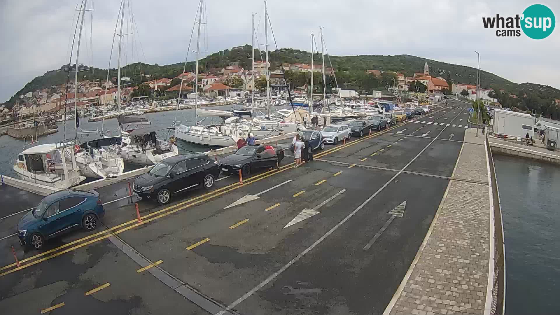 Dalmacia Tkon Transportar- webcams Croacia