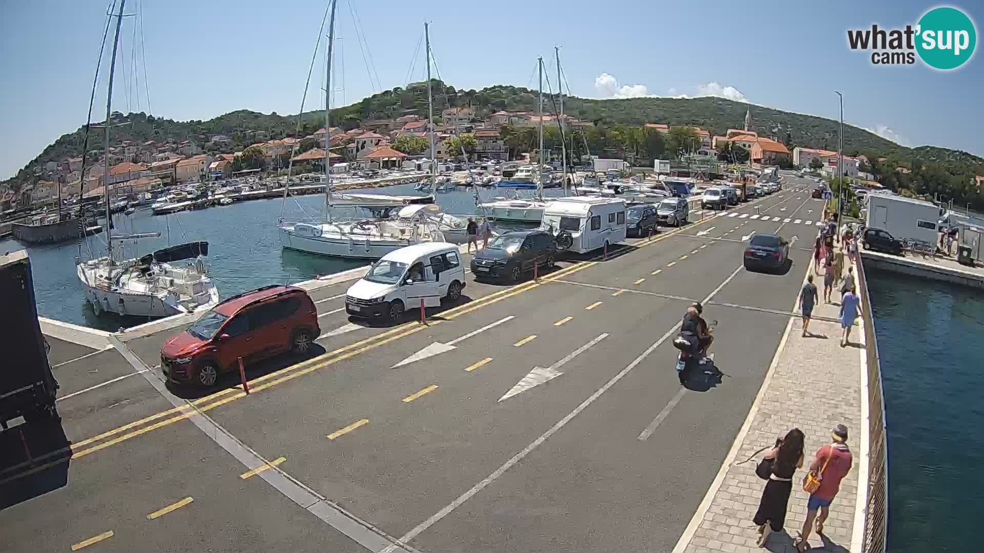 Dalmatie Tkon Traversier – webcams Croatie