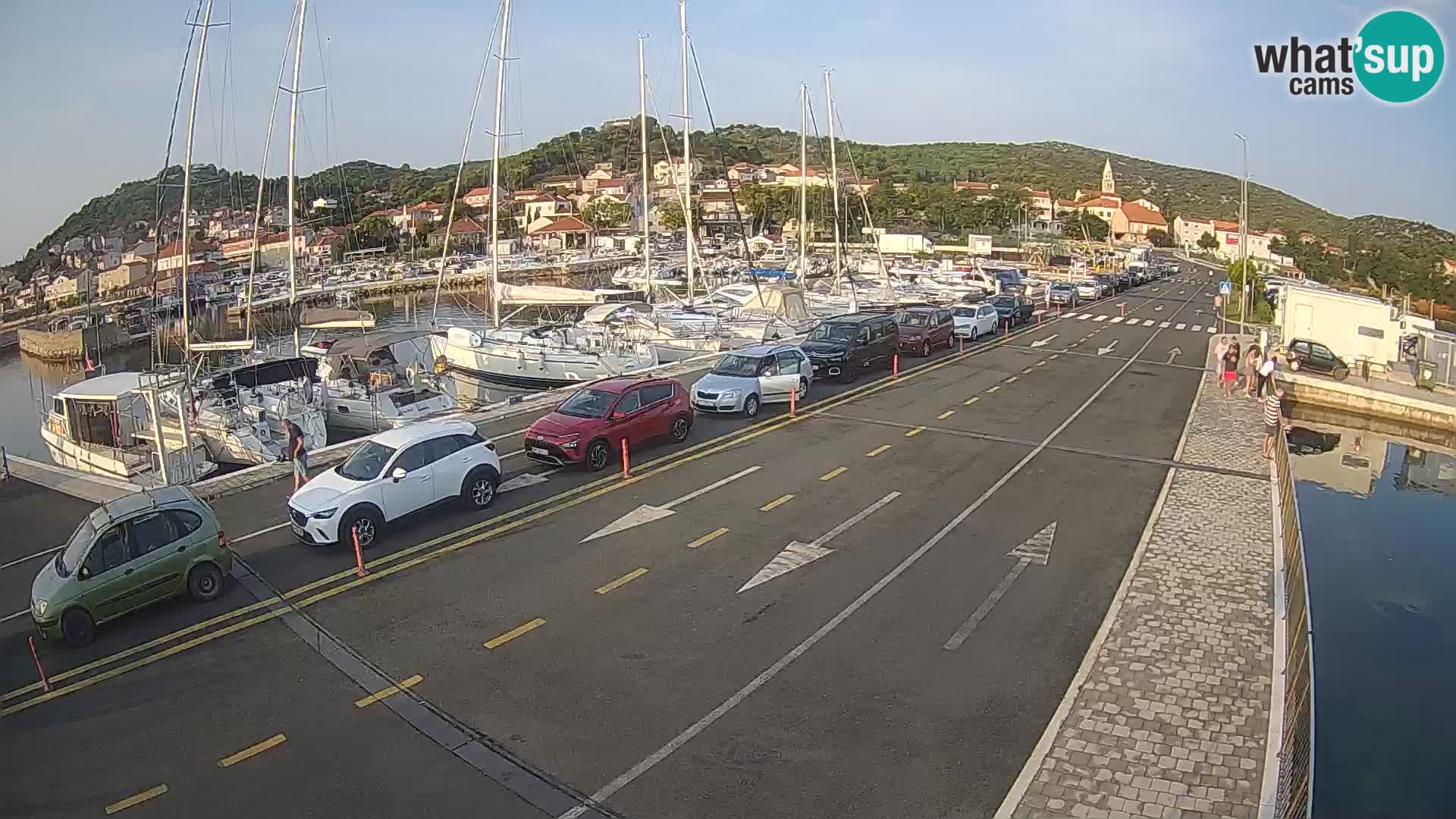 Dalmacia Tkon Transportar- webcams Croacia