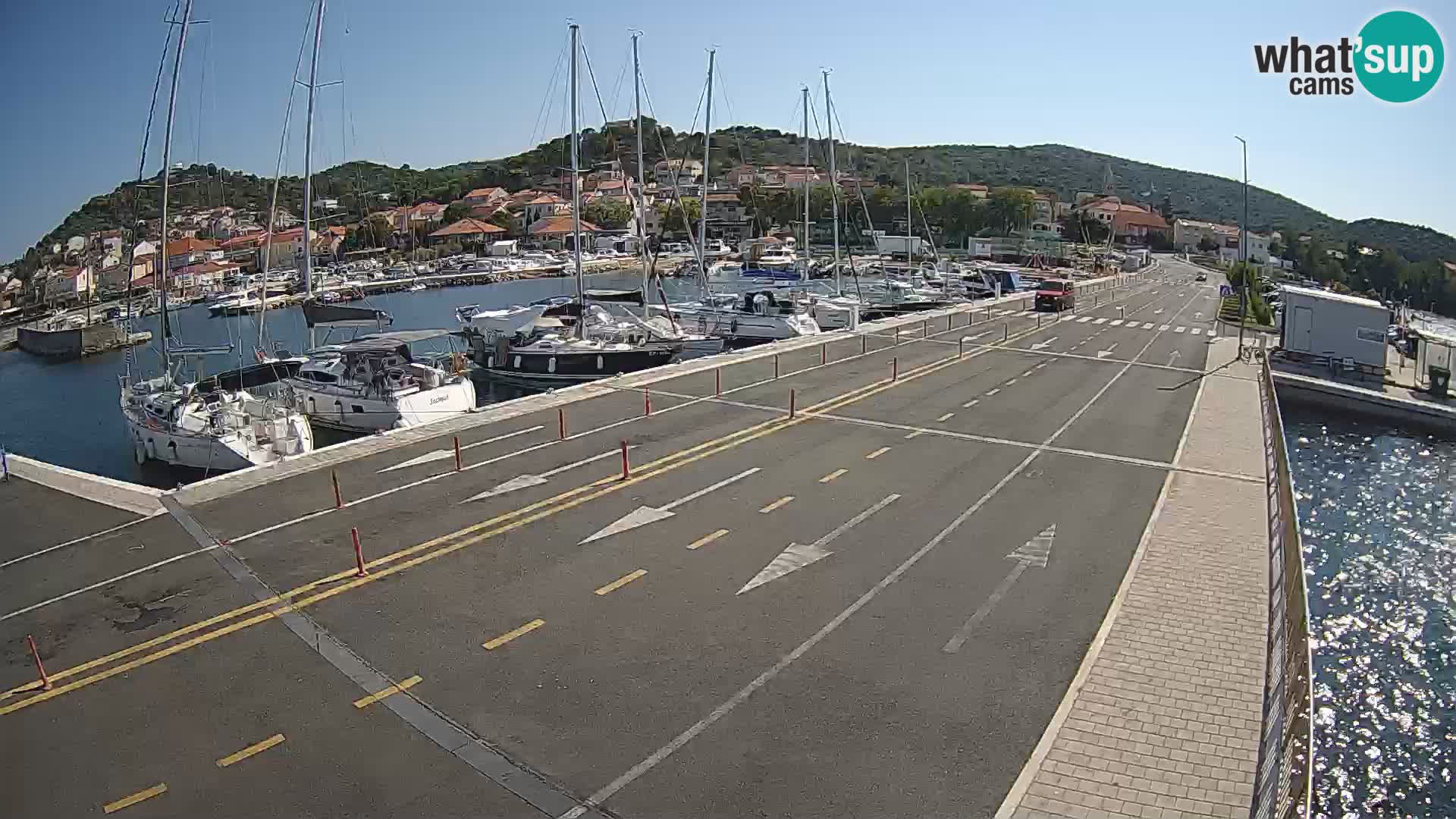 Dalmazia traghetto Tkon – webcam Croazia