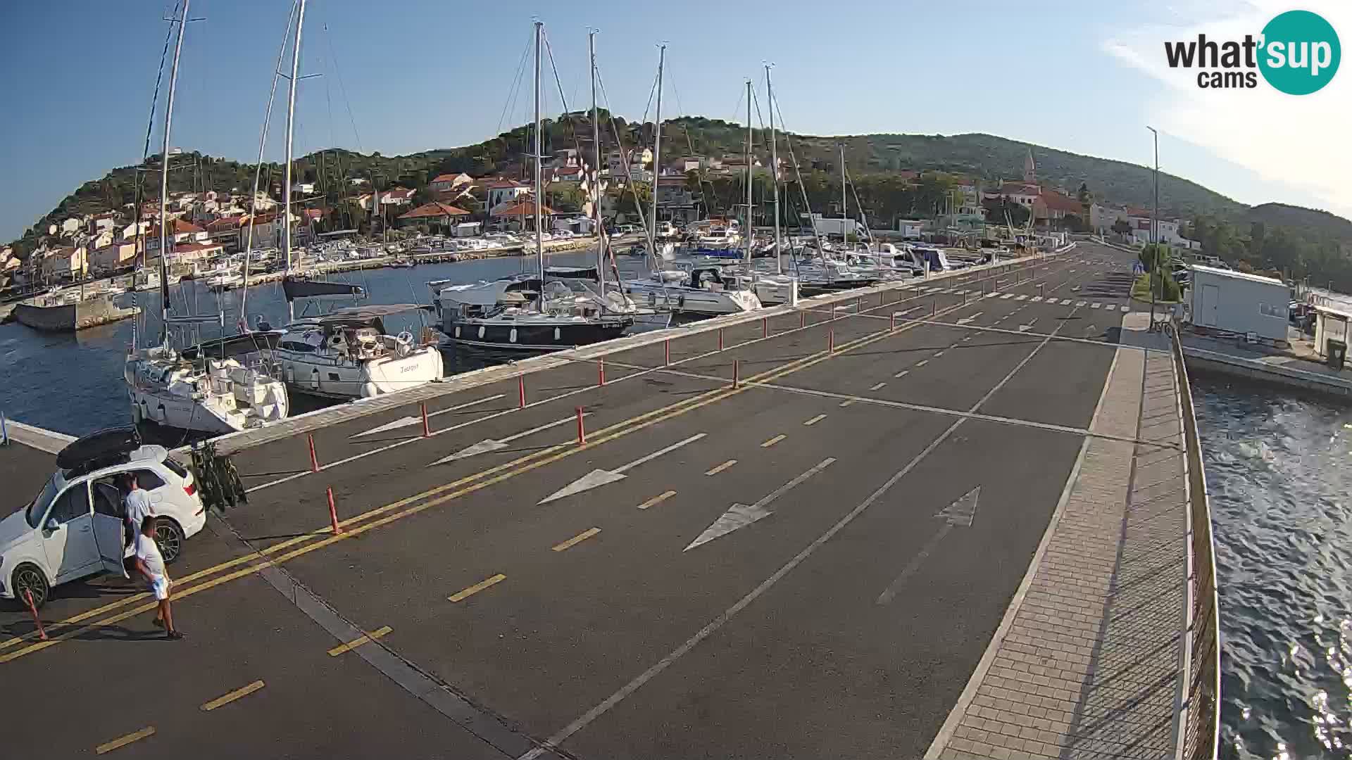 Dalmacia Tkon Transportar- webcams Croacia