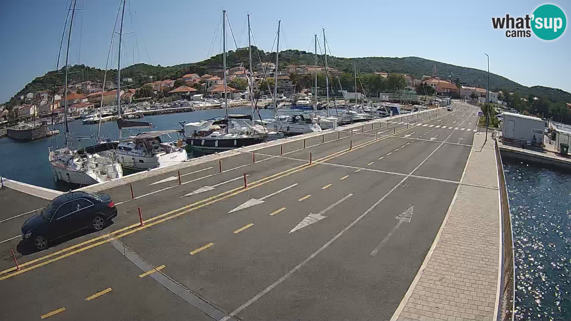 Dalmacia Tkon Transportar- webcams Croacia